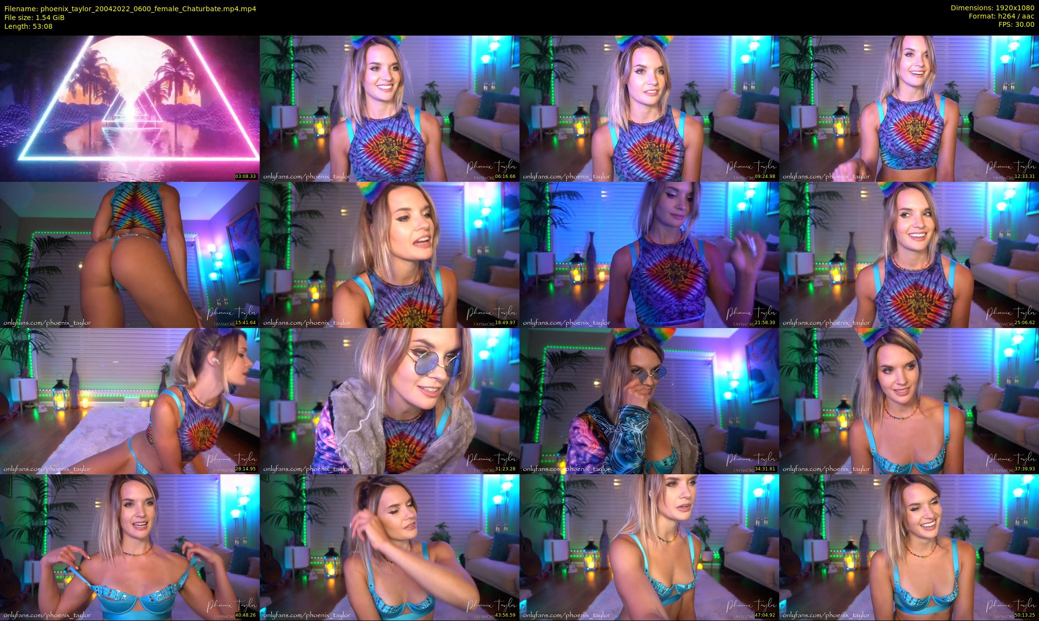 phoenix_taylor — 54 minute Chaturbate female cam show recording, 1080p, Apr 20, 2022