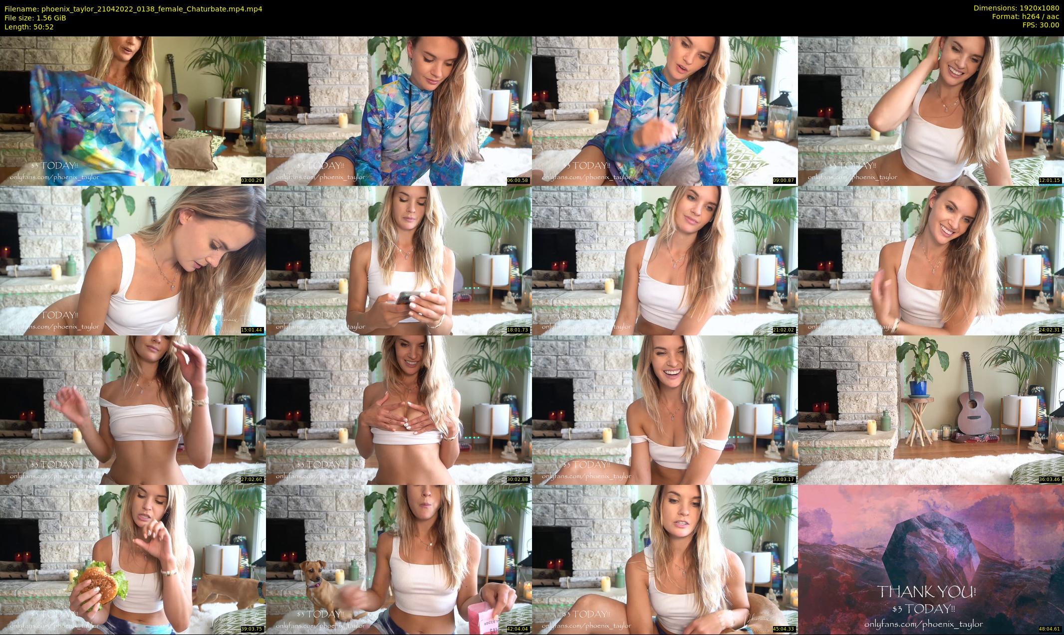 phoenix_taylor — 51 minute Chaturbate female cam show recording, 1080p, Apr 21, 2022
