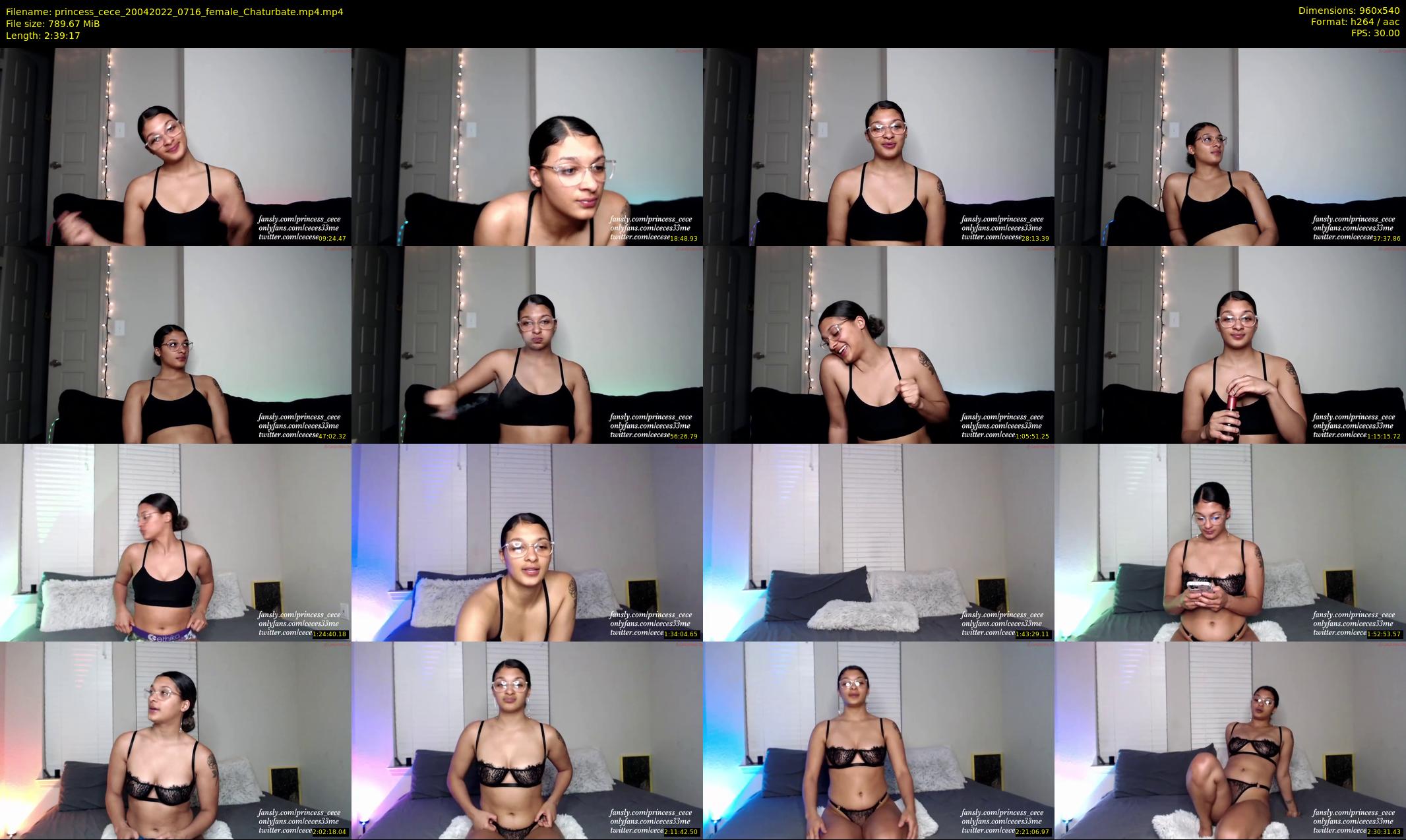 princess_cece — 160 minute Chaturbate female cam show recording, 480p, Apr 20, 2022