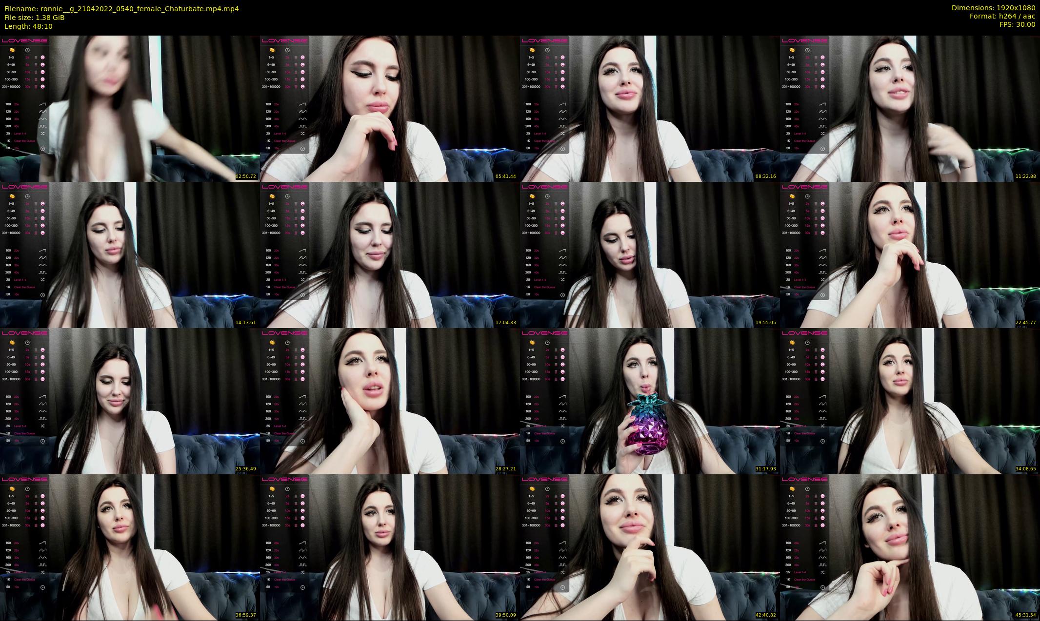 ronnie__g — 49 minute Chaturbate female cam show recording, 1080p, Apr 21, 2022