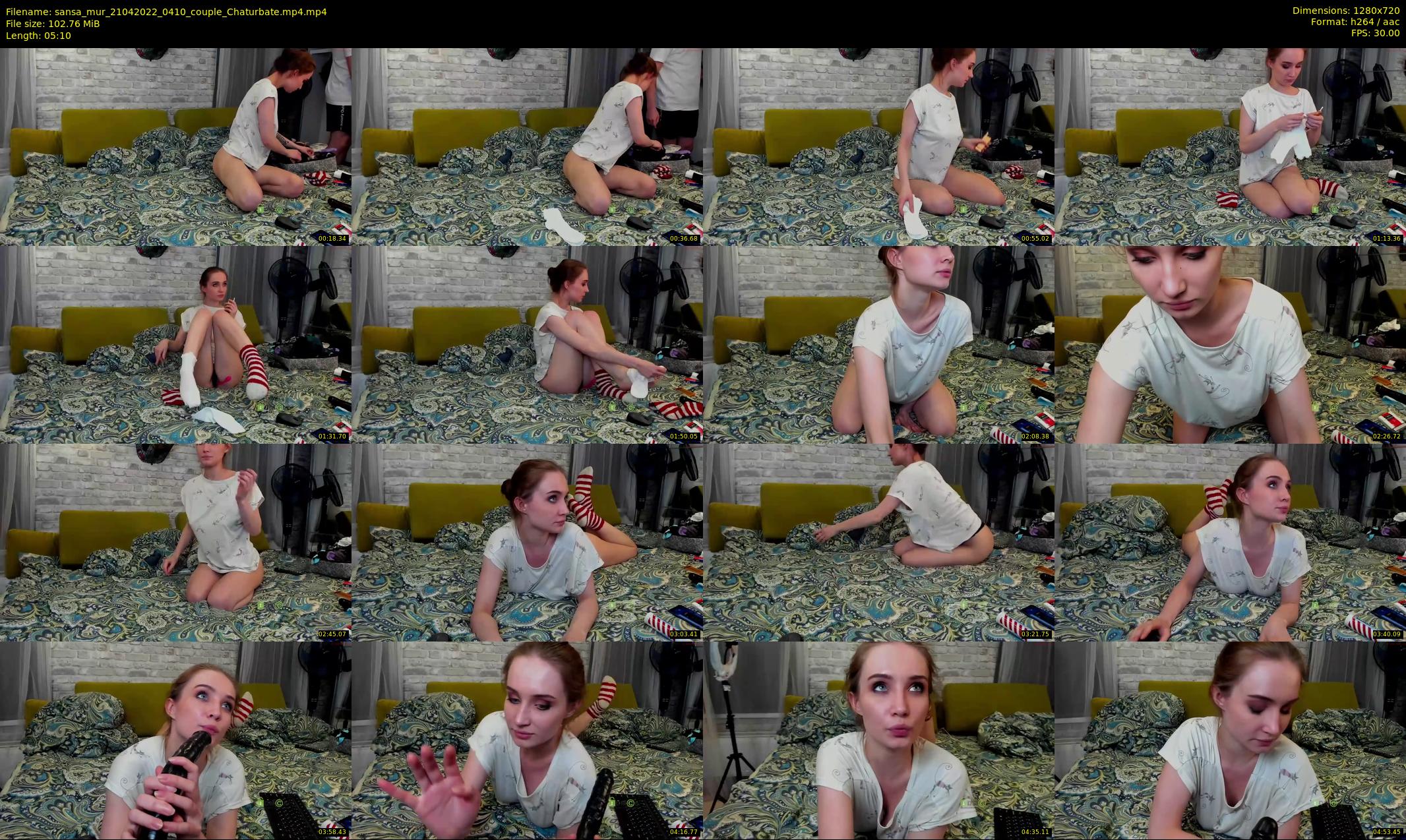 sansa_mur — 6 minute Chaturbate female cam show recording, 720p, Apr 21, 2022