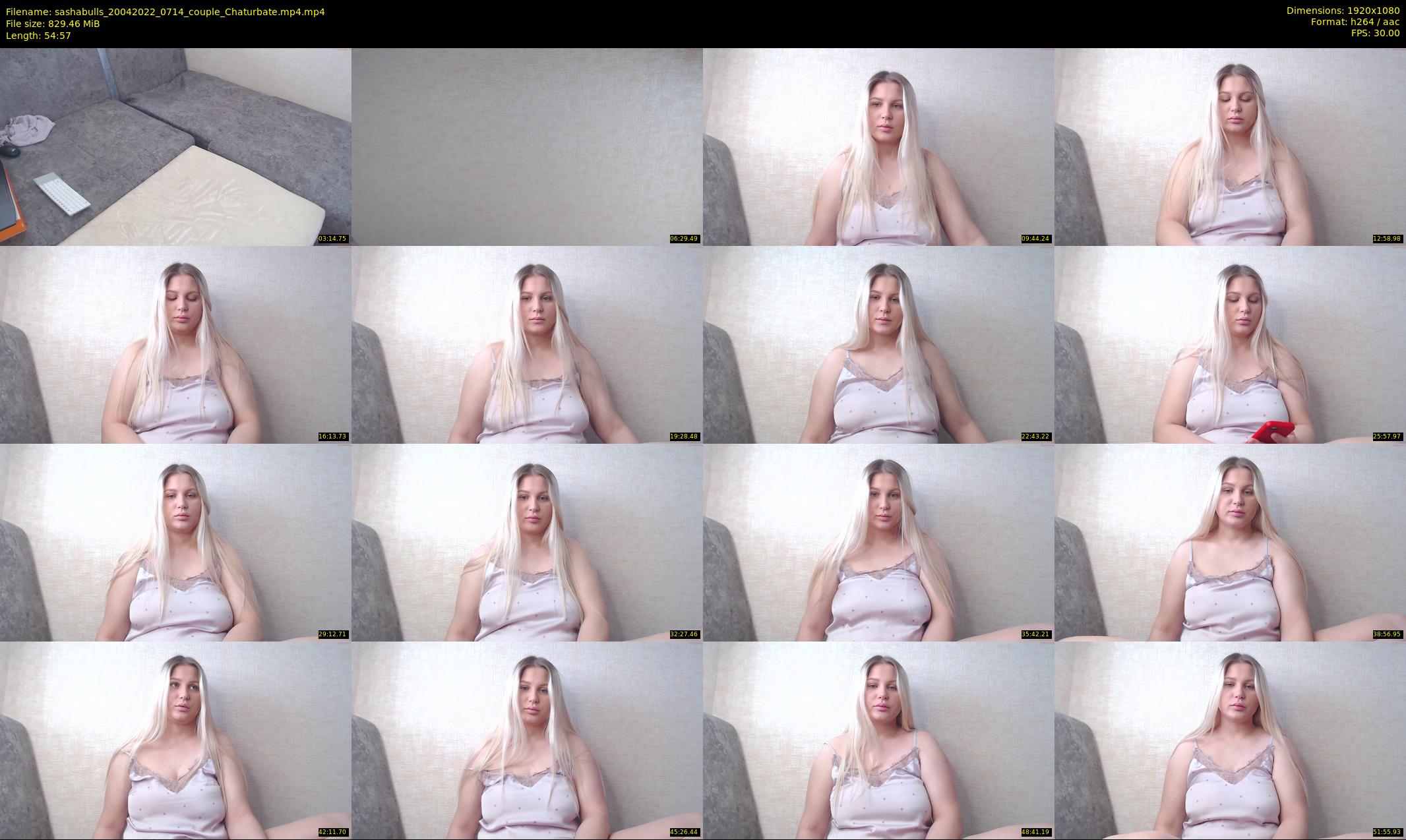 sashabulls — 55 minute Chaturbate couple cam show recording, 1080p, Apr 20, 2022