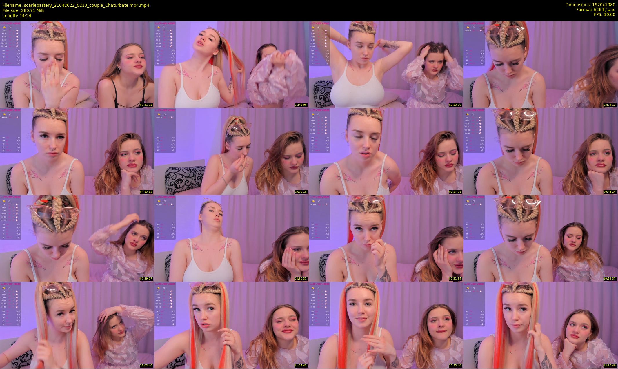 scarlepastery — 15 minute Chaturbate couple cam show recording, 1080p, Apr 21, 2022