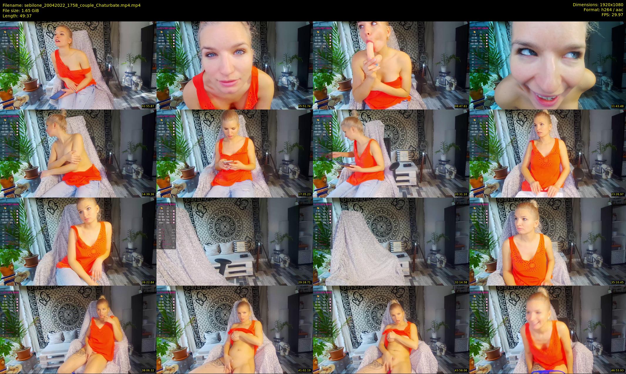 sebilone — 50 minute Chaturbate couple cam show recording, 1080p, Apr 20, 2022