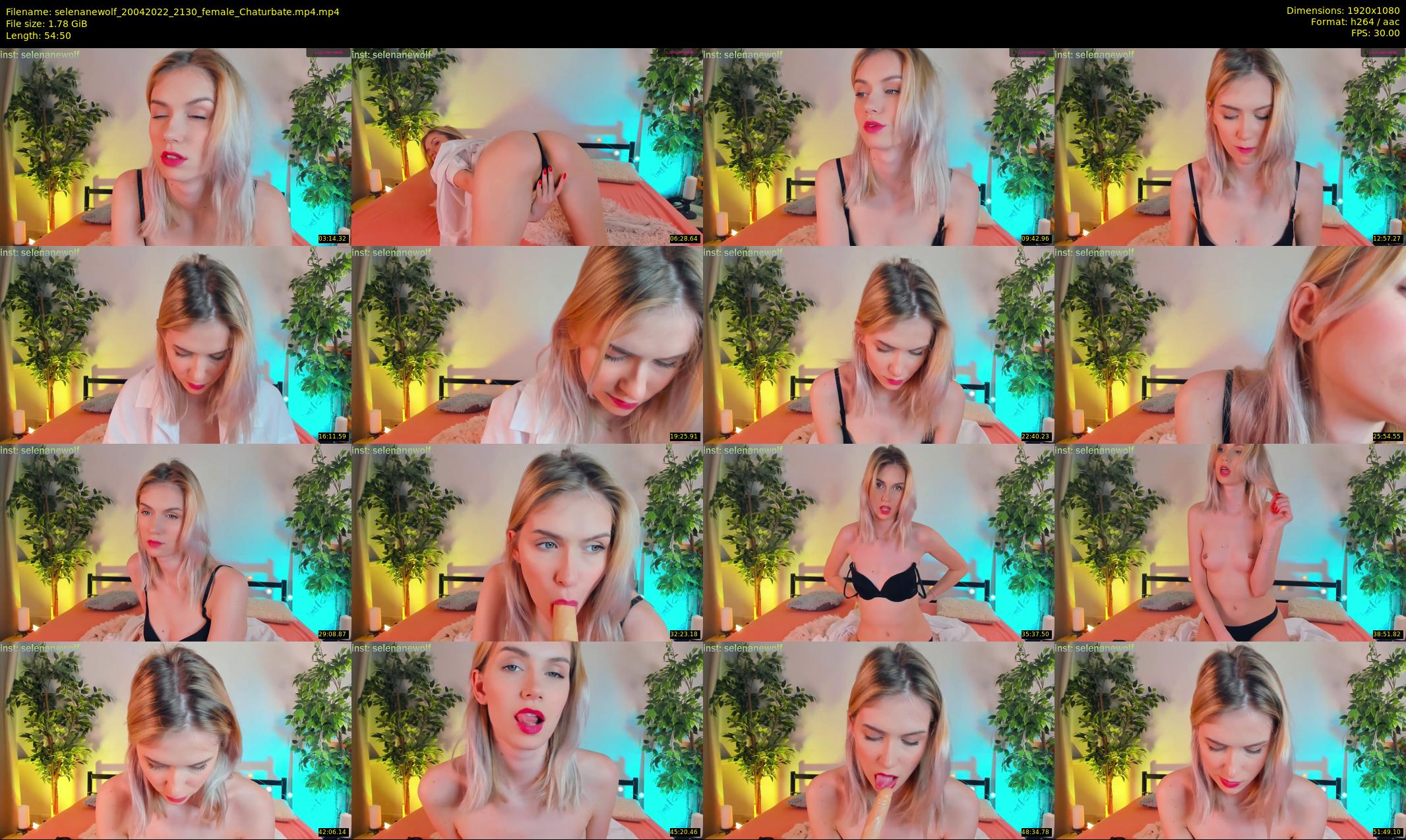 selenanewolf — 55 minute Chaturbate couple cam show recording, 1080p, Apr 20, 2022