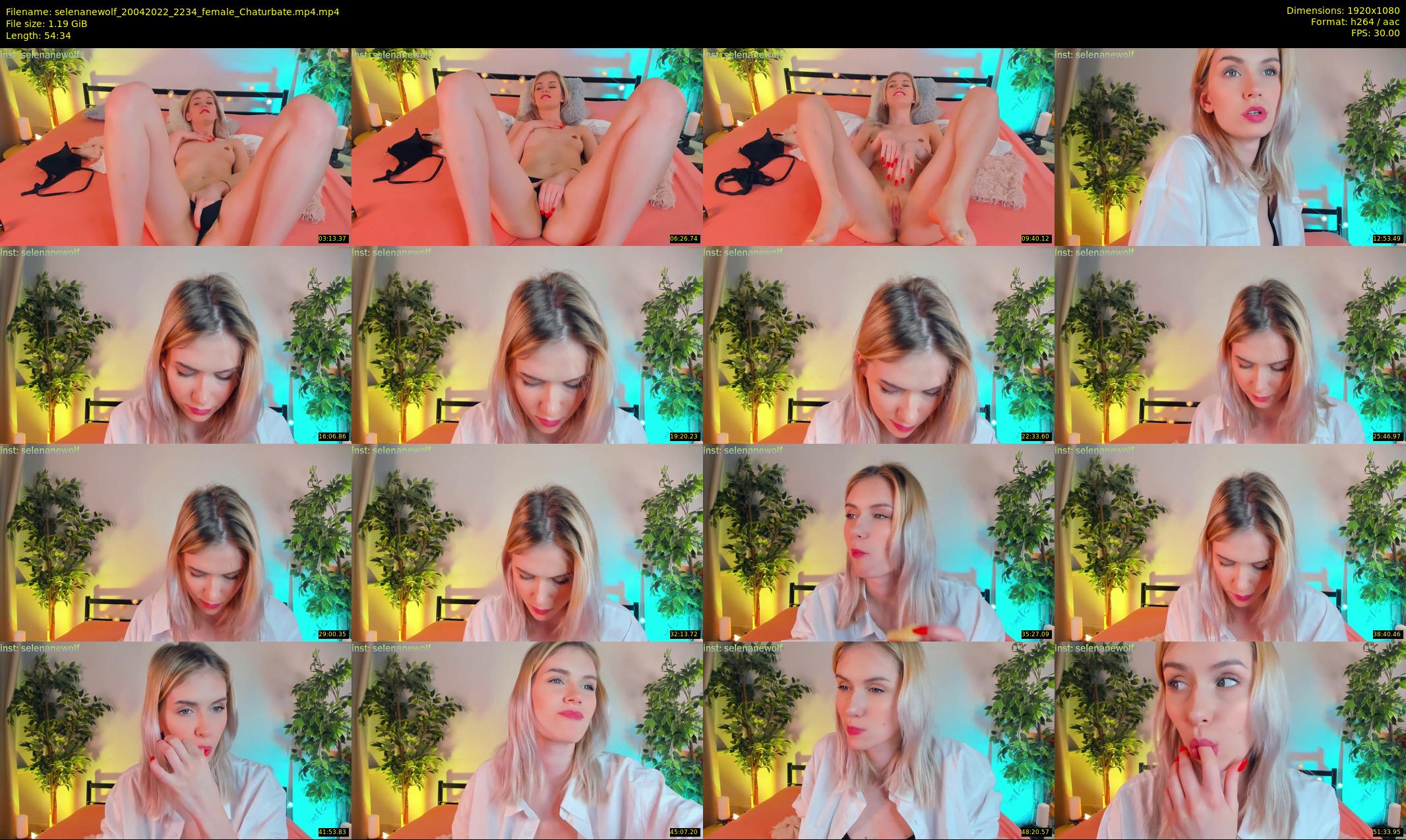 selenanewolf — 55 minute Chaturbate couple cam show recording, 1080p, Apr 20, 2022