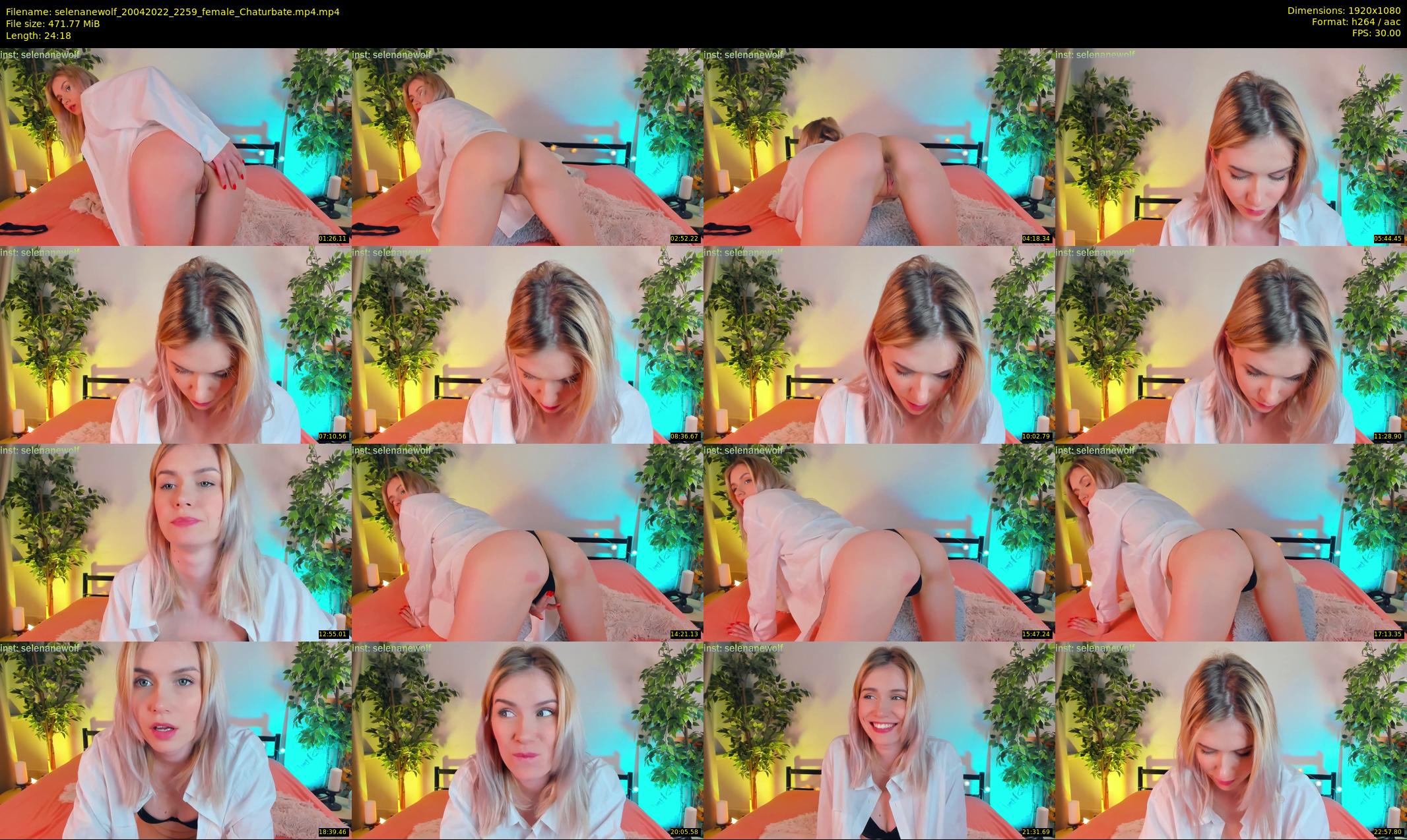 selenanewolf — 25 minute Chaturbate couple cam show recording, 1080p, Apr 20, 2022