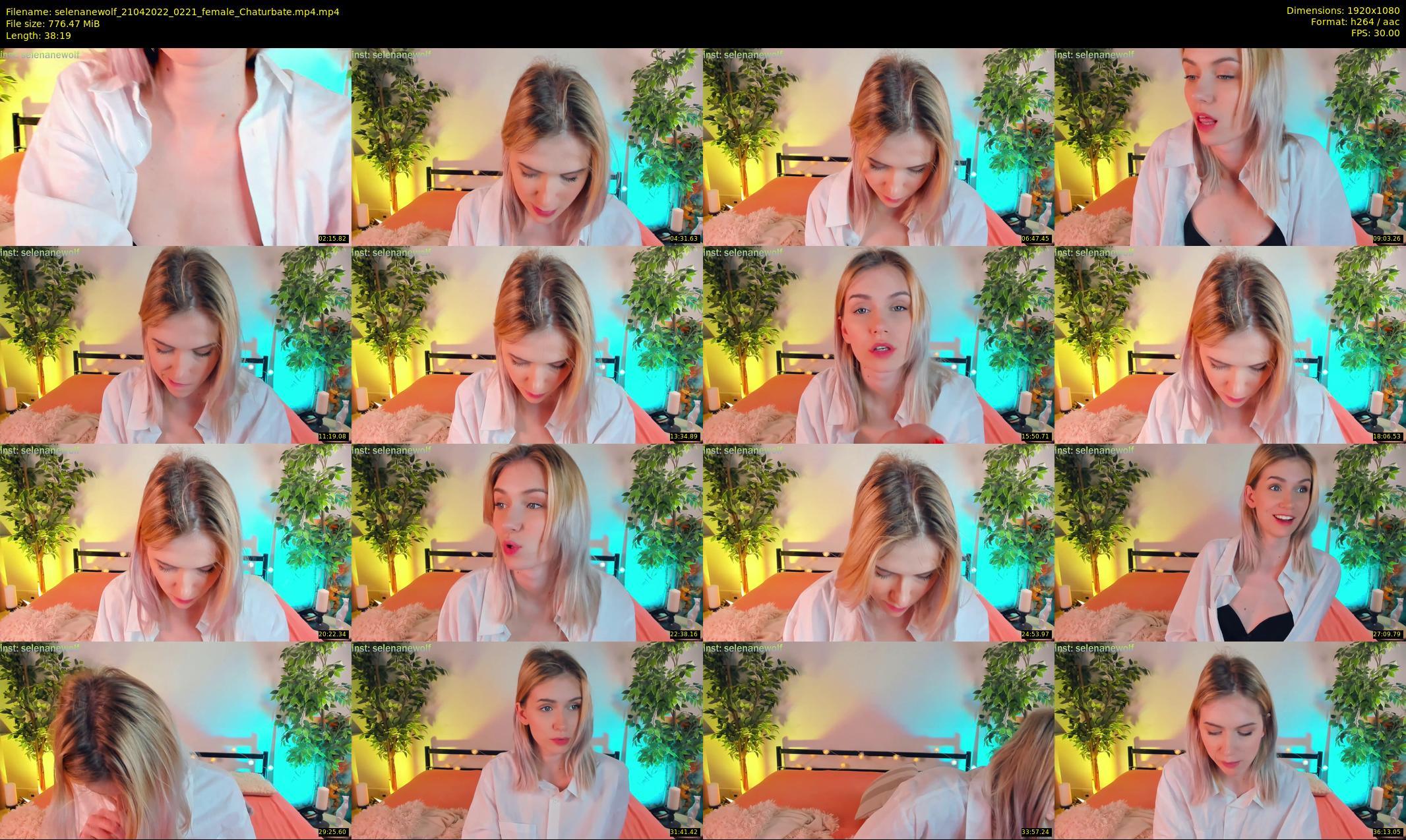 selenanewolf — 39 minute Chaturbate couple cam show recording, 1080p, Apr 21, 2022