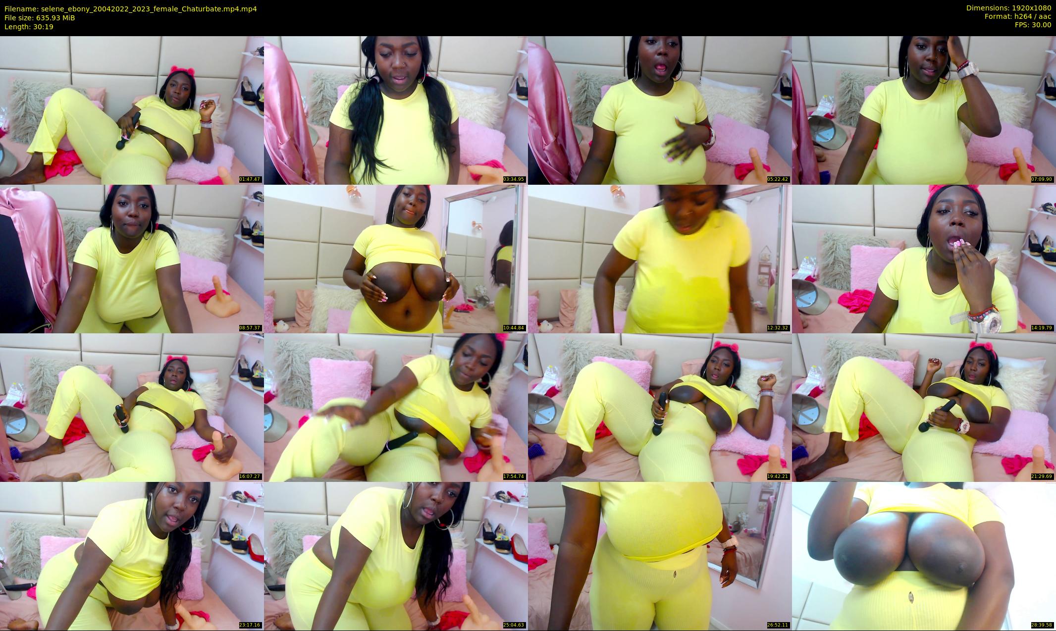 selene_ebony — 31 minute Chaturbate female cam show recording, 1080p, Apr 20, 2022