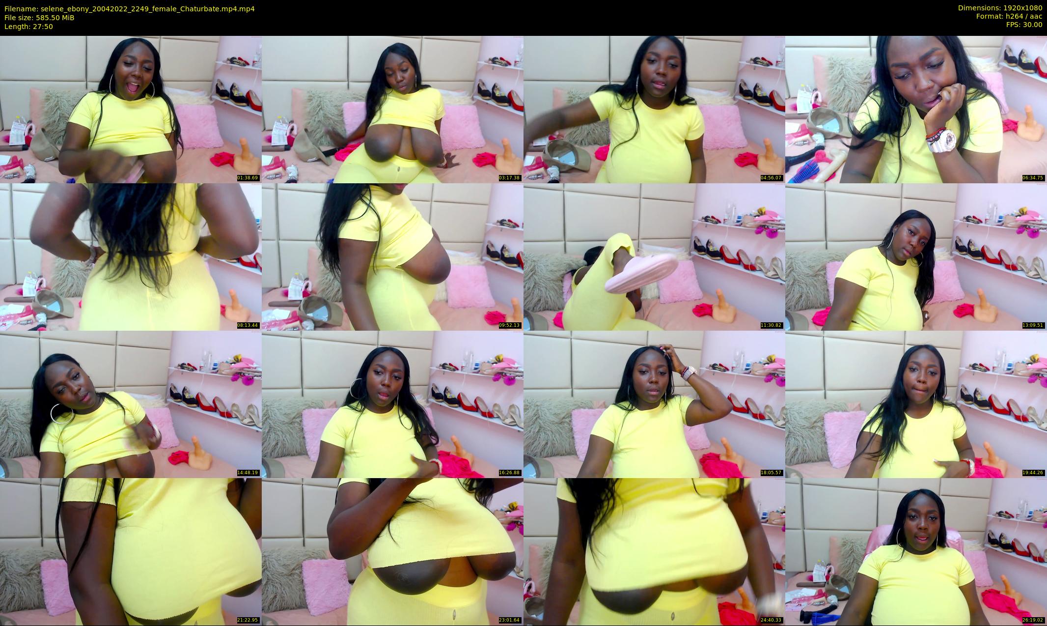 selene_ebony — 28 minute Chaturbate female cam show recording, 1080p, Apr 20, 2022