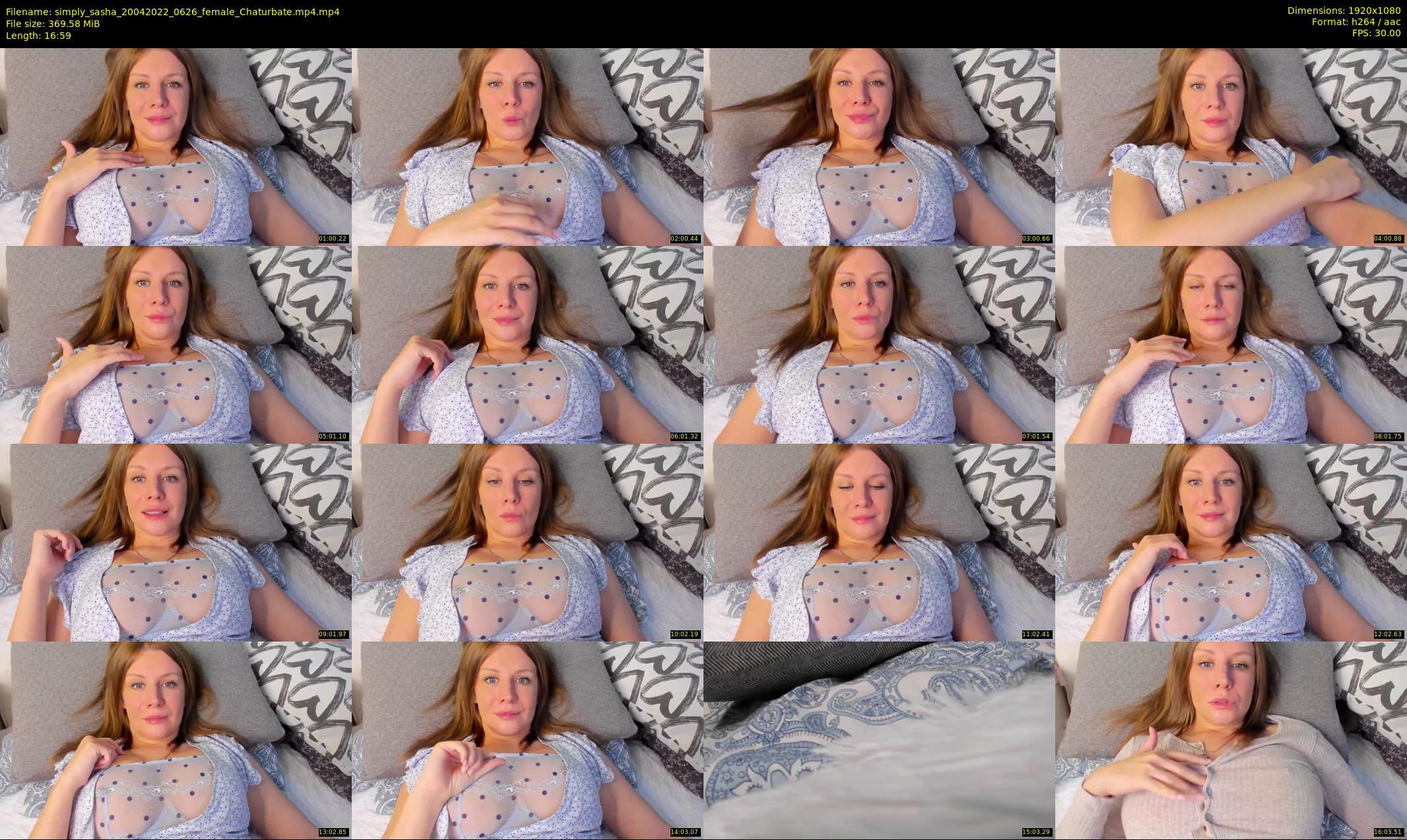 simply_sasha — 17 minute Chaturbate female cam show recording, 1080p, Apr 20, 2022