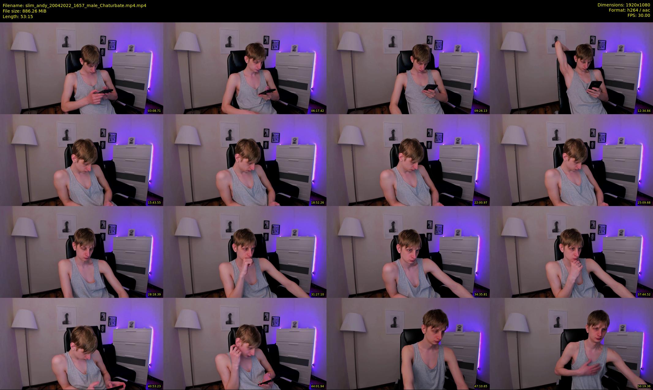 slim_andy — 54 minute Chaturbate male cam show recording, 1080p, Apr 20, 2022