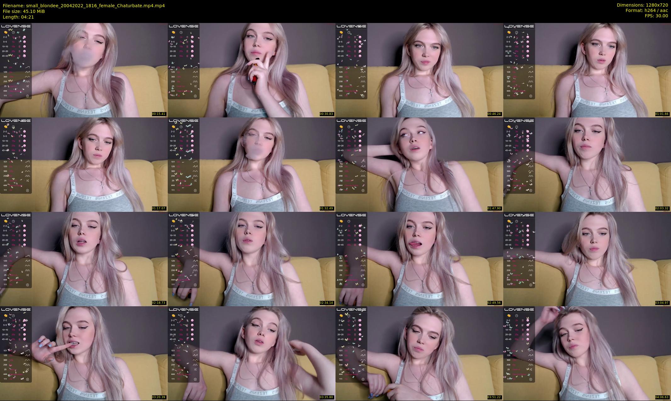small_blondee — 5 minute Chaturbate female cam show recording, 720p, Apr 20, 2022