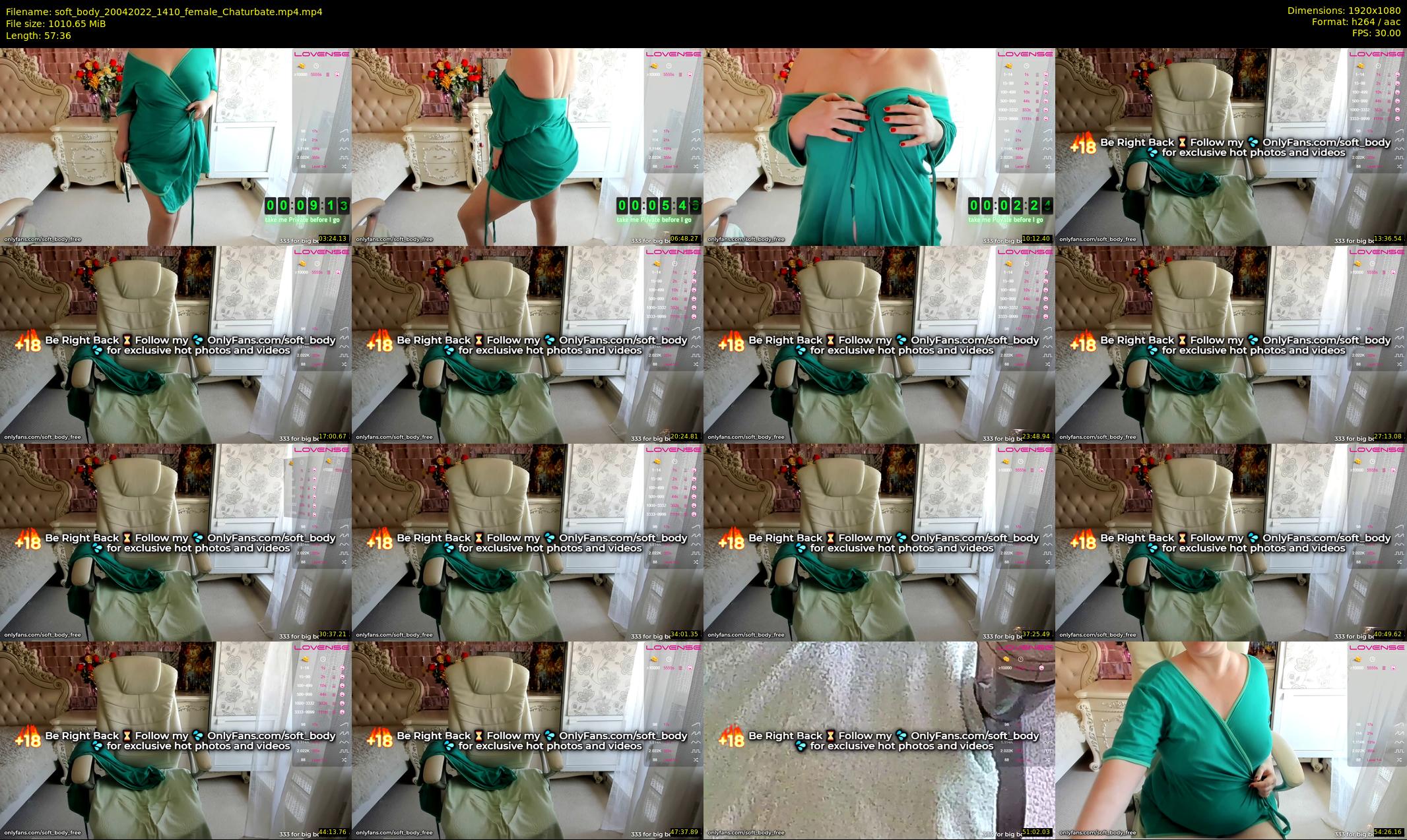 soft_body — 58 minute Chaturbate female cam show recording, 1080p, Apr 20, 2022