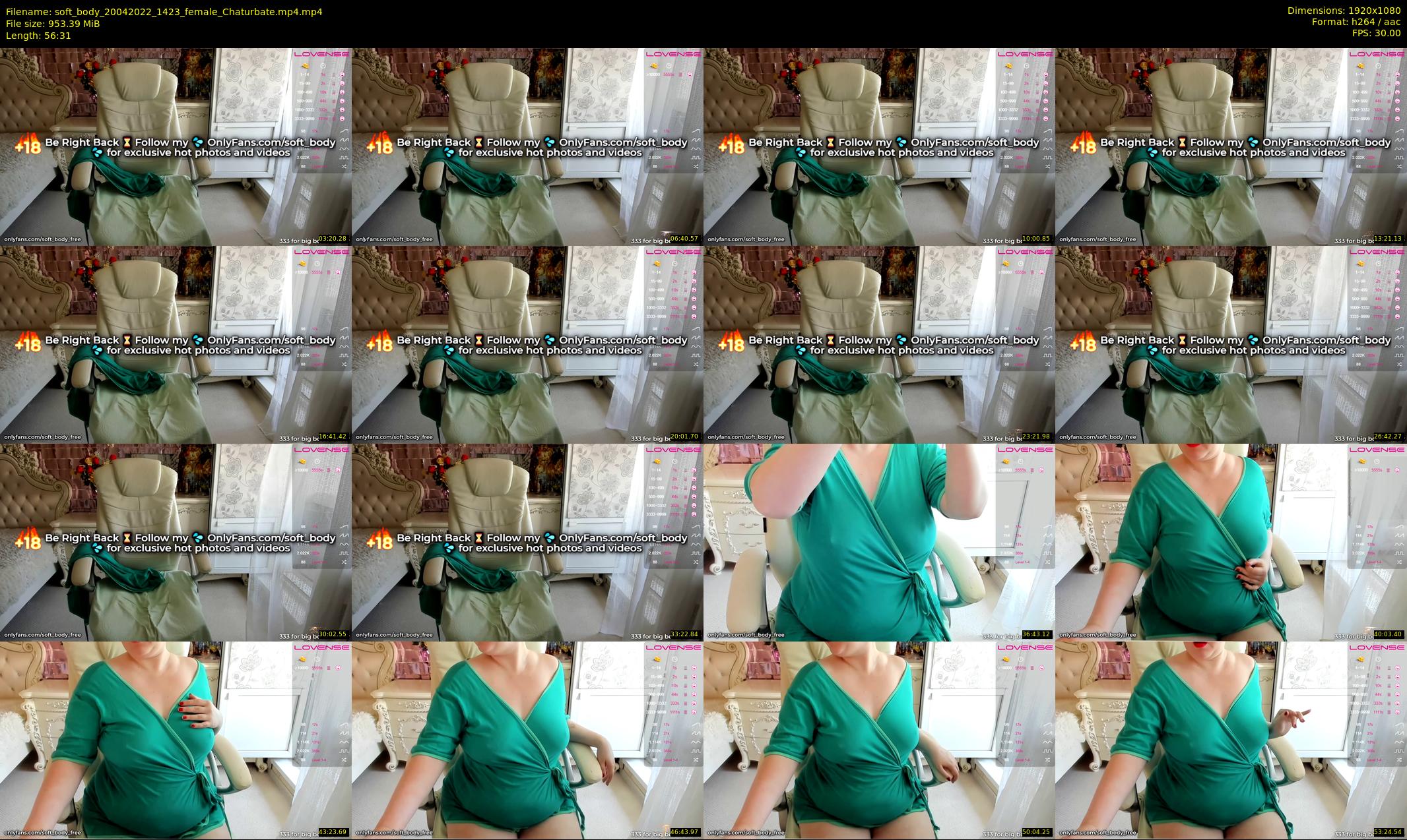 soft_body — 57 minute Chaturbate female cam show recording, 1080p, Apr 20, 2022