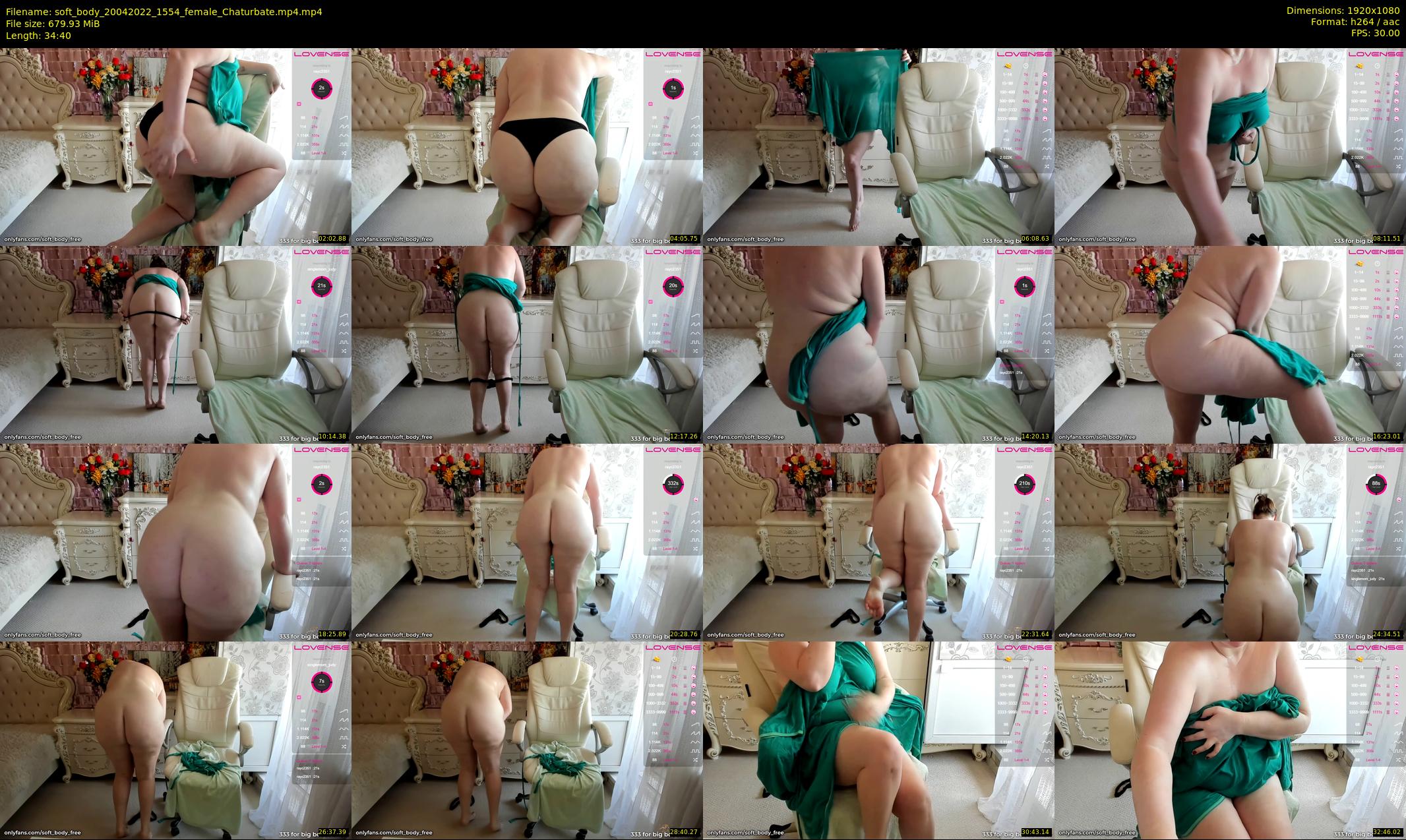 soft_body — 35 minute Chaturbate female cam show recording, 1080p, Apr 20, 2022