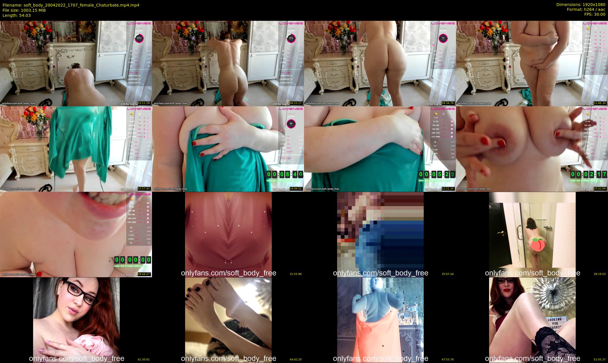 soft_body — 55 minute Chaturbate female cam show recording, 1080p, Apr 20, 2022