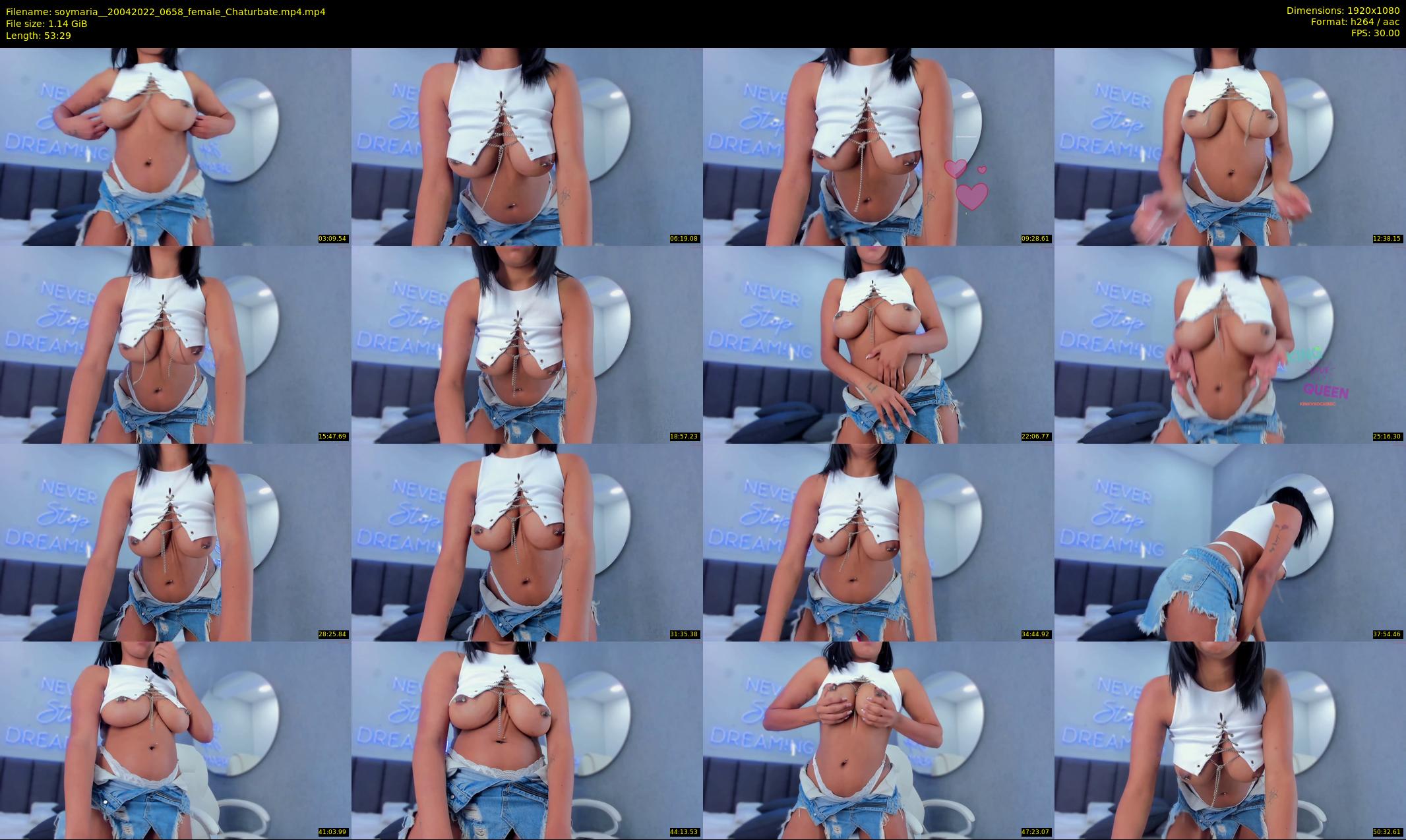 soymaria_ — 54 minute Chaturbate female cam show recording, 1080p, Apr 20, 2022
