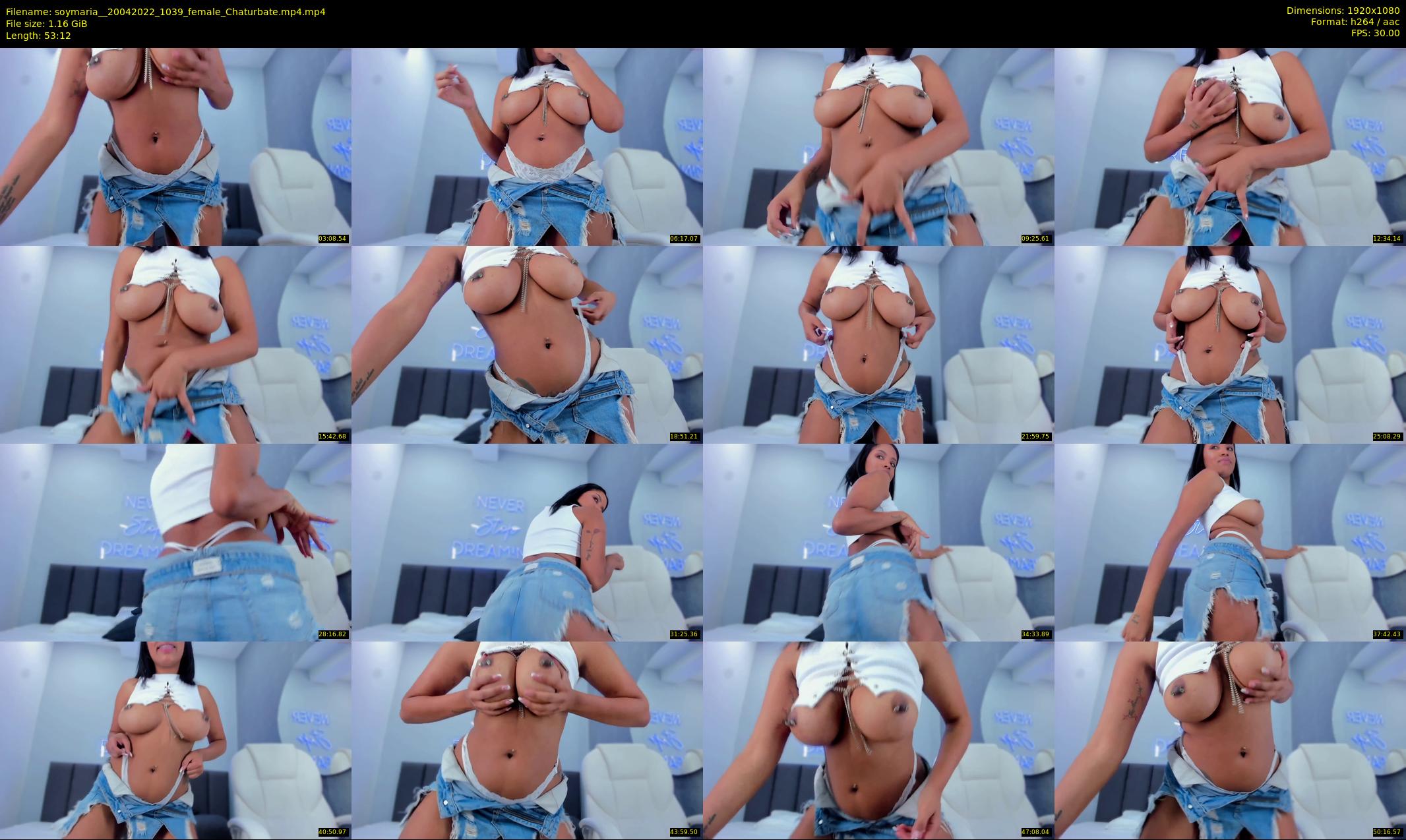 soymaria_ — 54 minute Chaturbate female cam show recording, 1080p, Apr 20, 2022