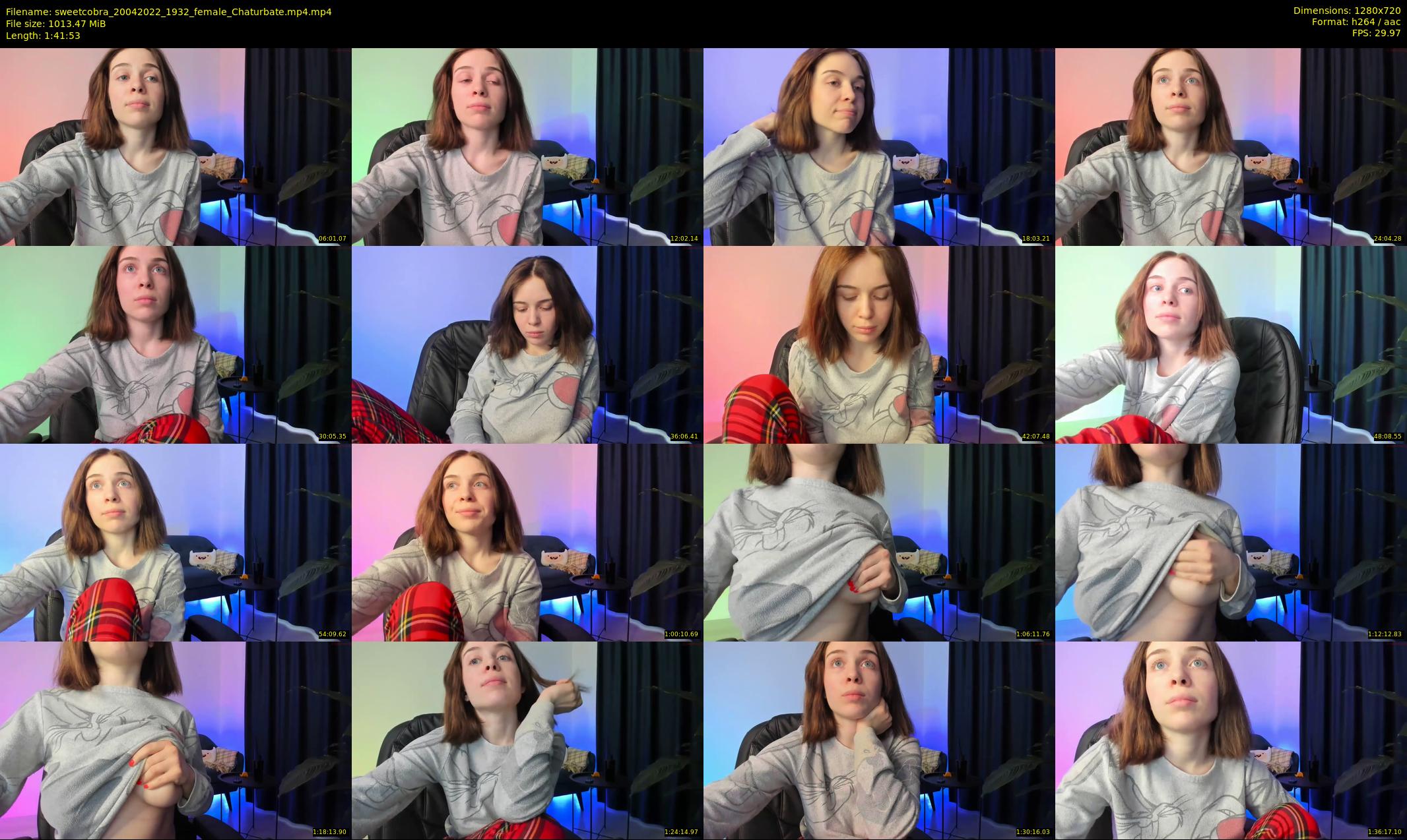 sweetcobra — 102 minute Chaturbate female cam show recording, 720p, Apr 20, 2022