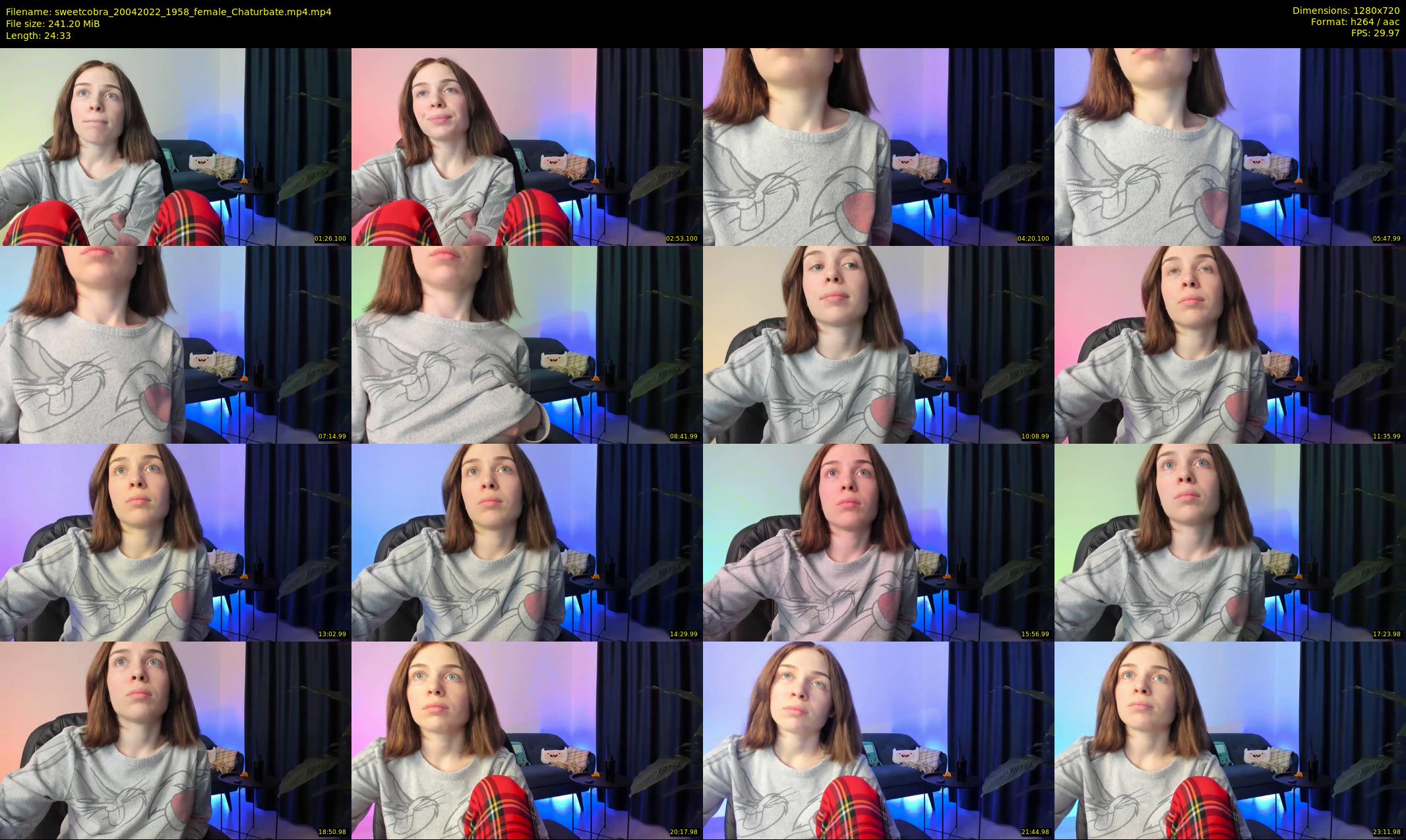 sweetcobra — 25 minute Chaturbate female cam show recording, 720p, Apr 20, 2022
