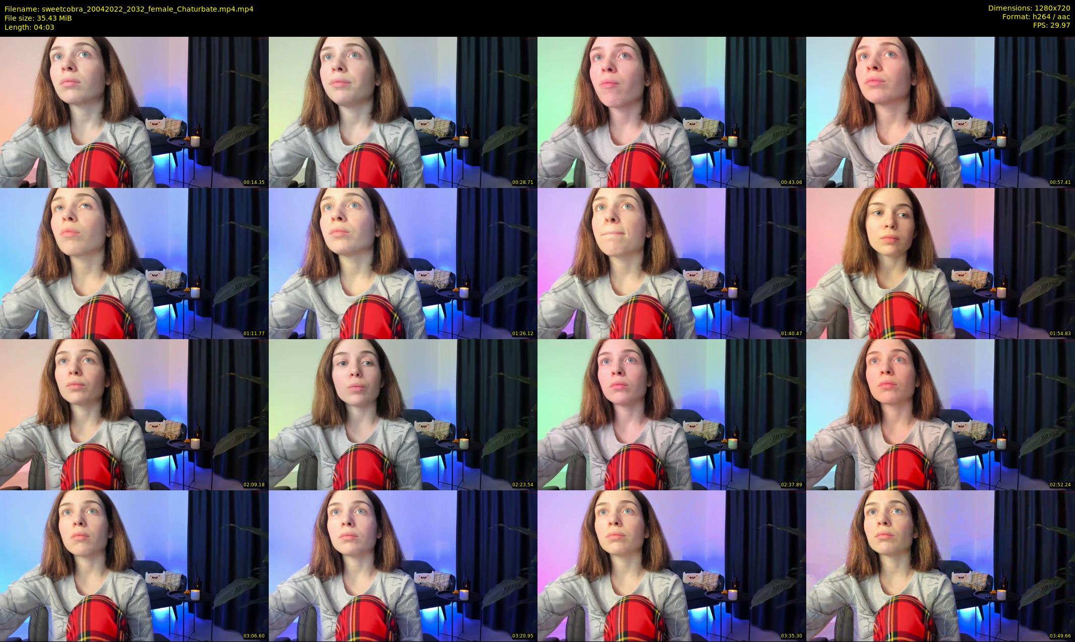 sweetcobra — 5 minute Chaturbate female cam show recording, 720p, Apr 20, 2022