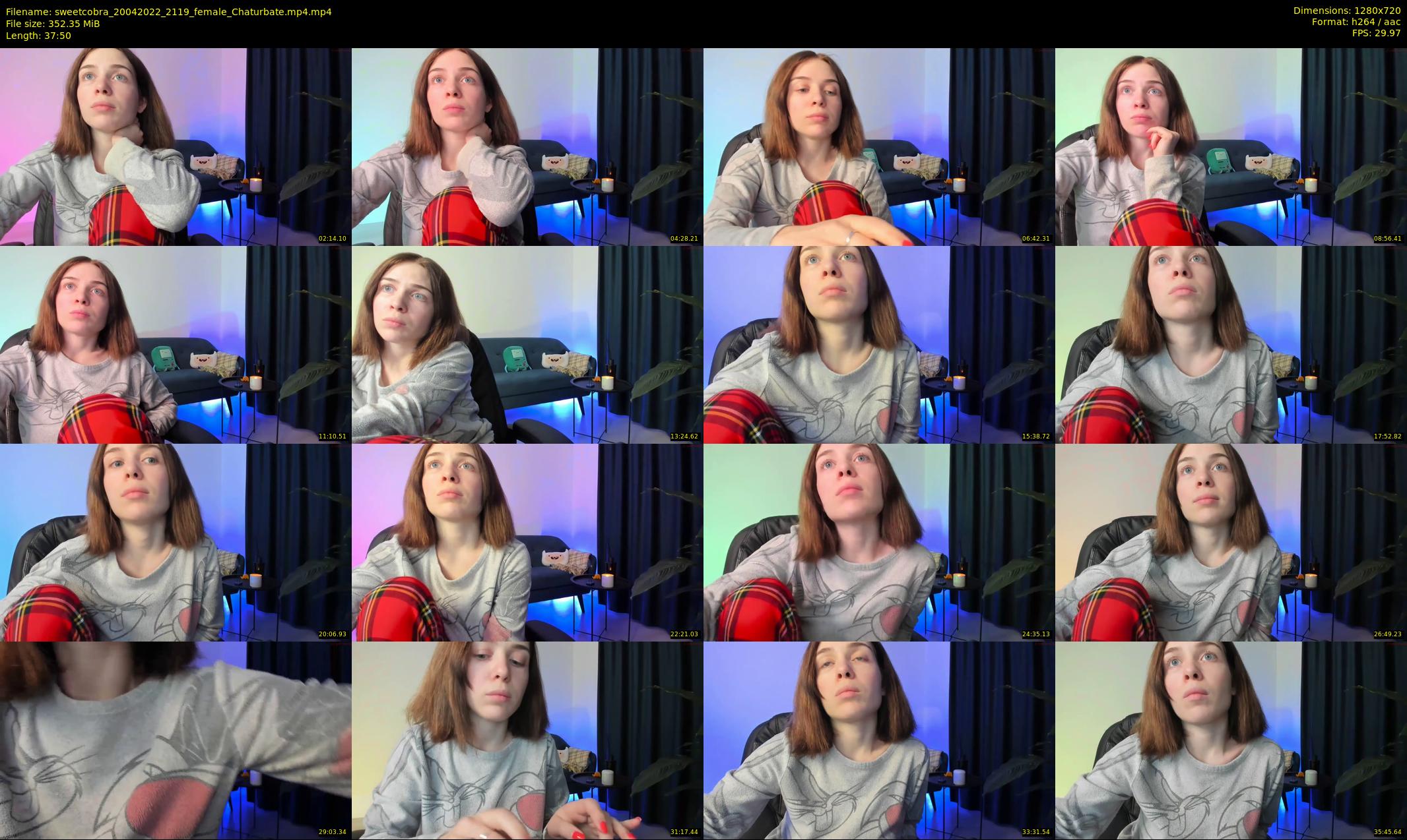 sweetcobra — 38 minute Chaturbate female cam show recording, 720p, Apr 20, 2022