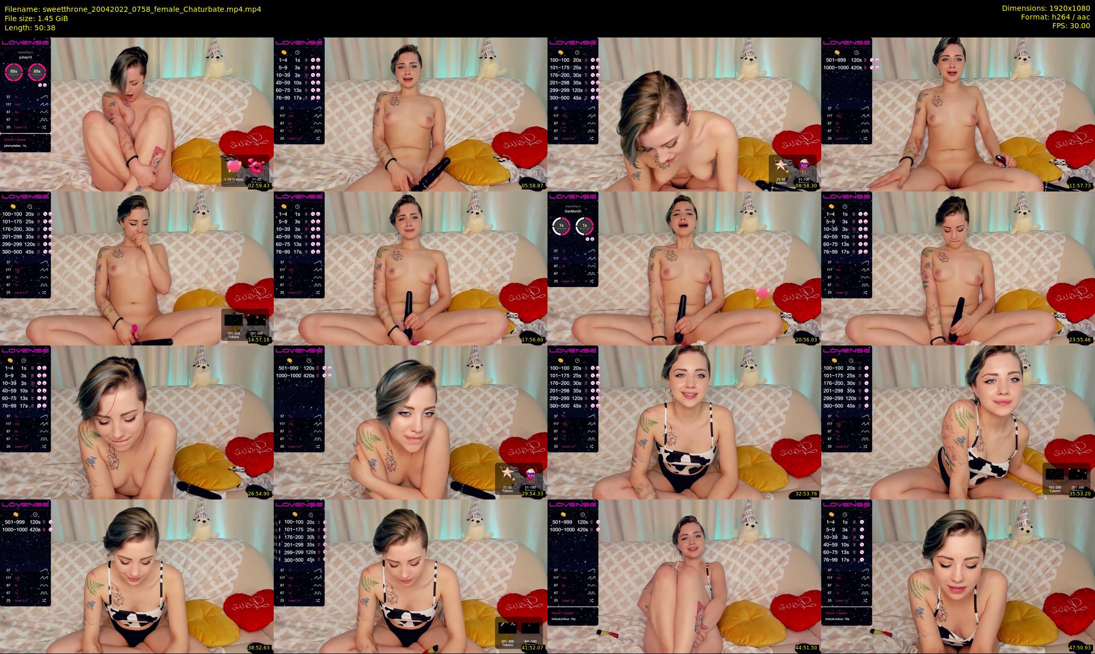 sweetthrone — 51 minute Chaturbate couple cam show recording, 1080p, Apr 20, 2022