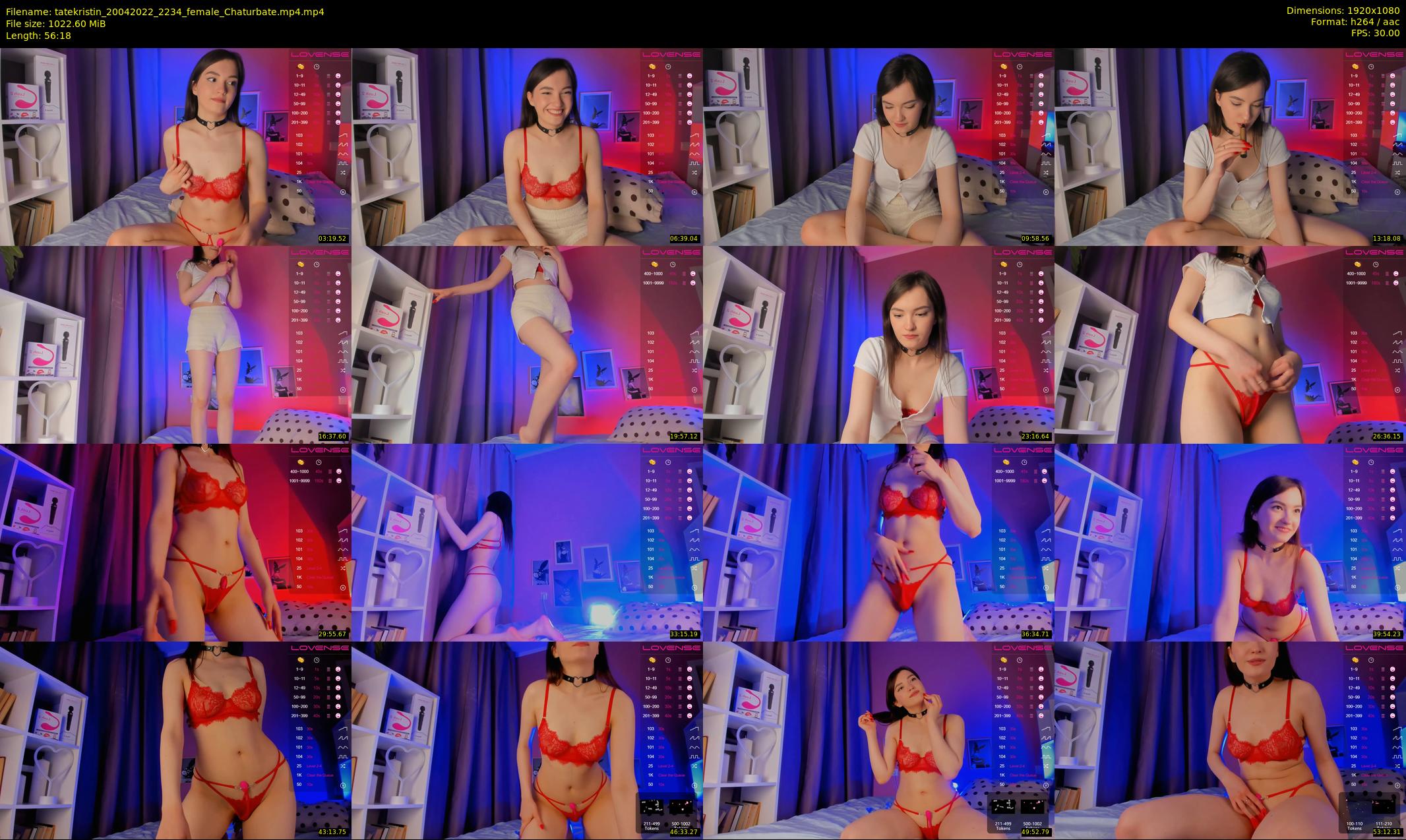 tatekristin — 57 minute Chaturbate female cam show recording, 1080p, Apr 20, 2022