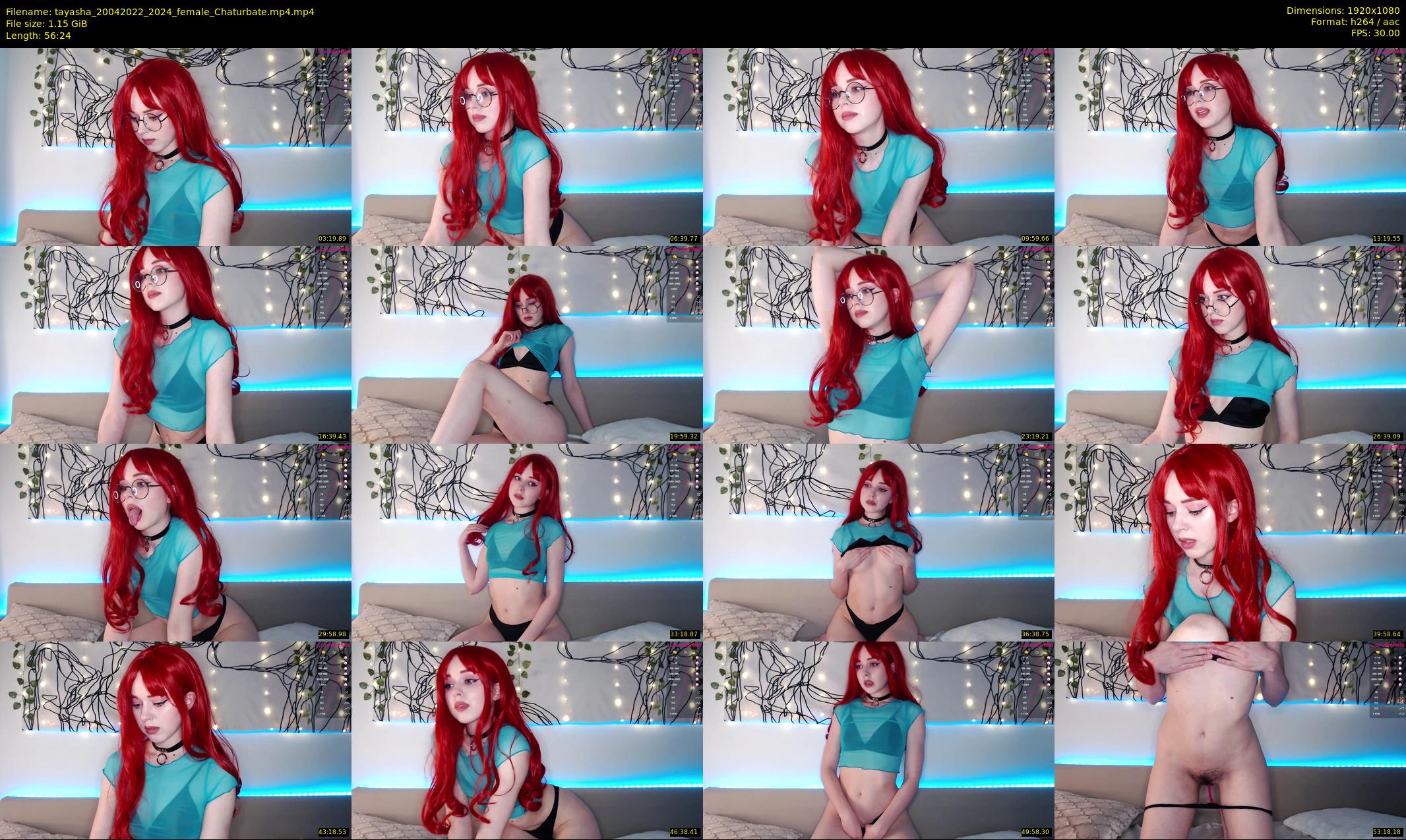 tayasha — 57 minute Chaturbate female cam show recording, 1080p, Apr 20, 2022