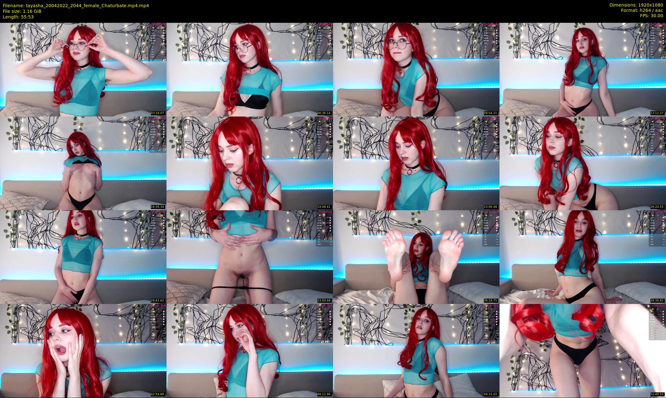 tayasha — 56 minute Chaturbate female cam show recording, 1080p, Apr 20, 2022