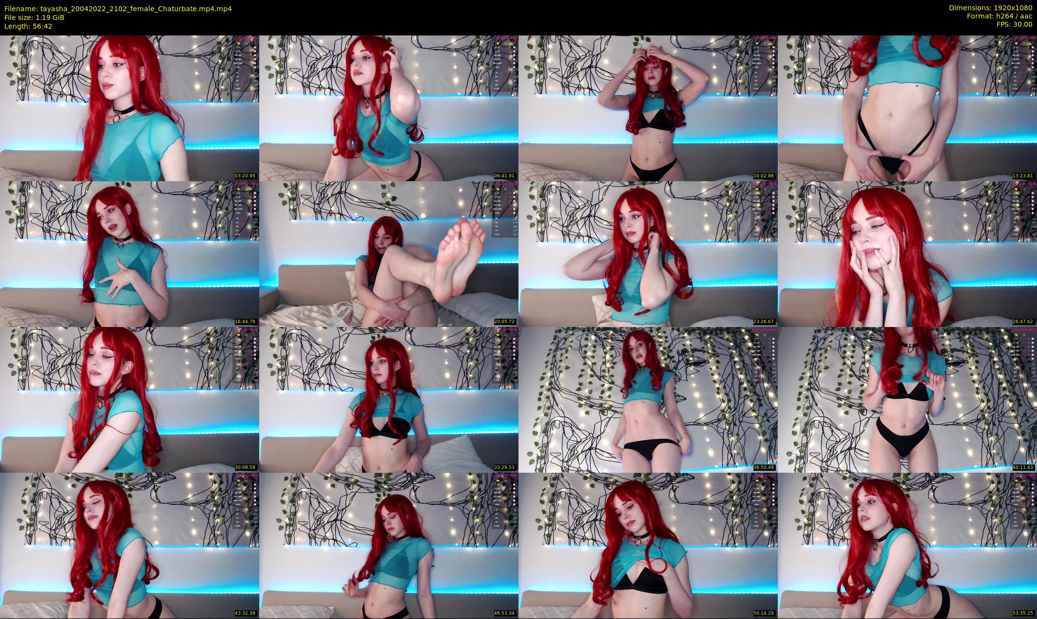 tayasha — 57 minute Chaturbate female cam show recording, 1080p, Apr 20, 2022