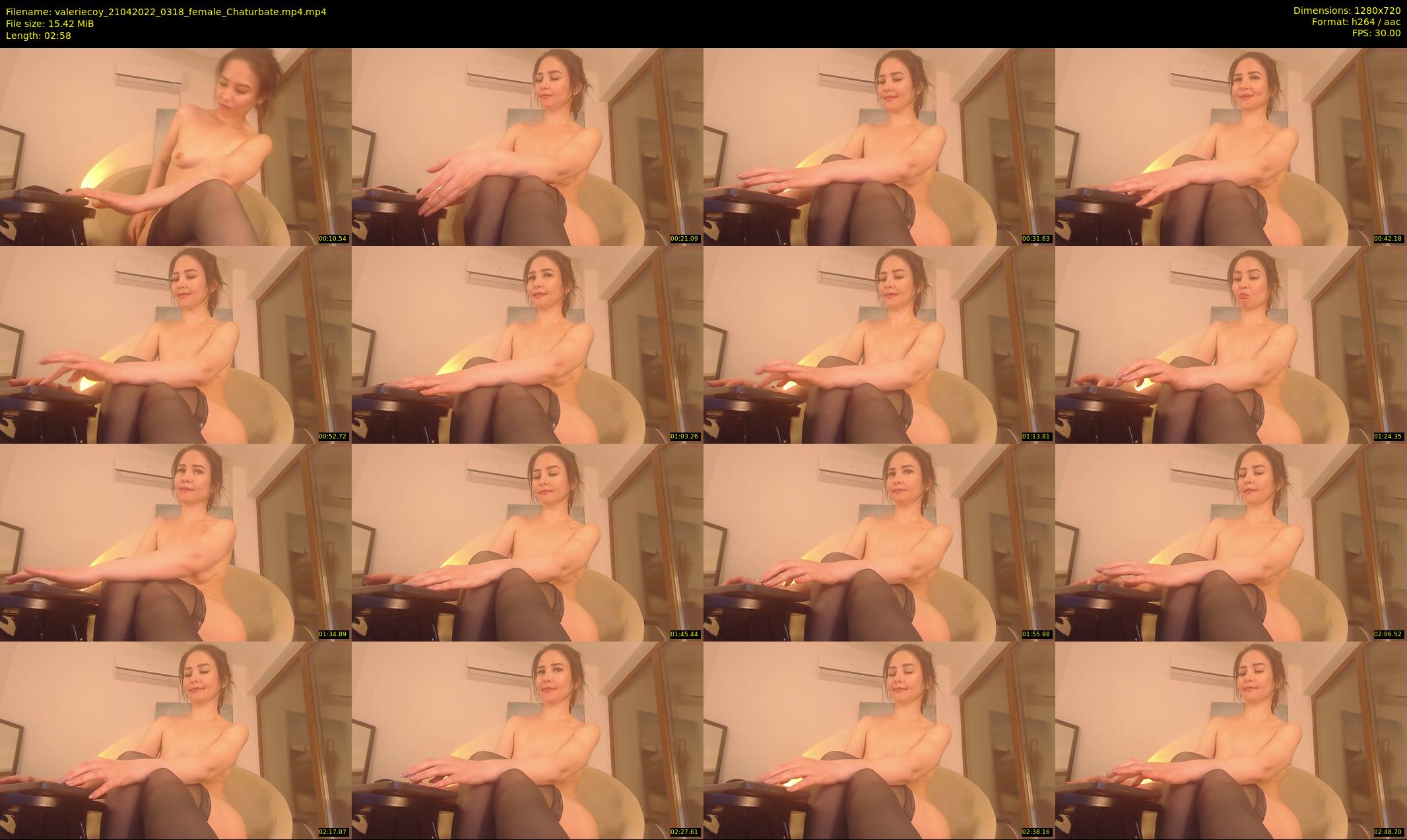 valeriecoy — 3 minute Chaturbate female cam show recording, 720p, Apr 21, 2022