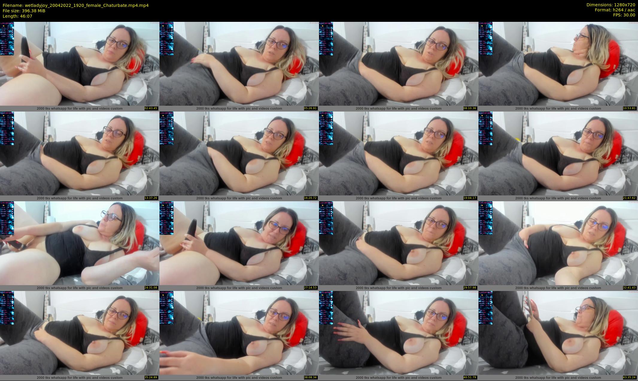 wetladyjoy — 47 minute Chaturbate female cam show recording, 720p, Apr 20, 2022