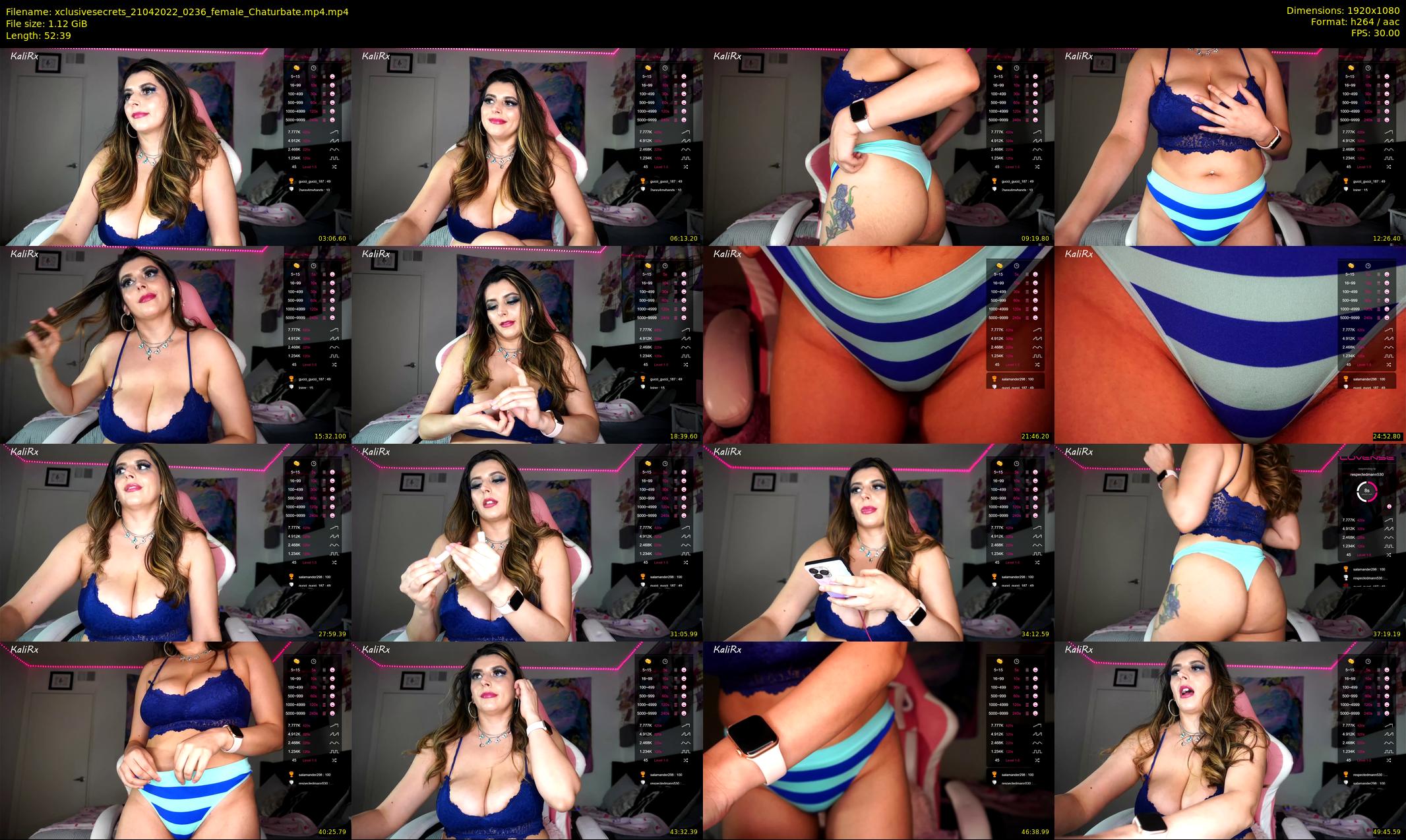 xclusivesecrets — 53 minute Chaturbate female cam show recording, 1080p, Apr 21, 2022