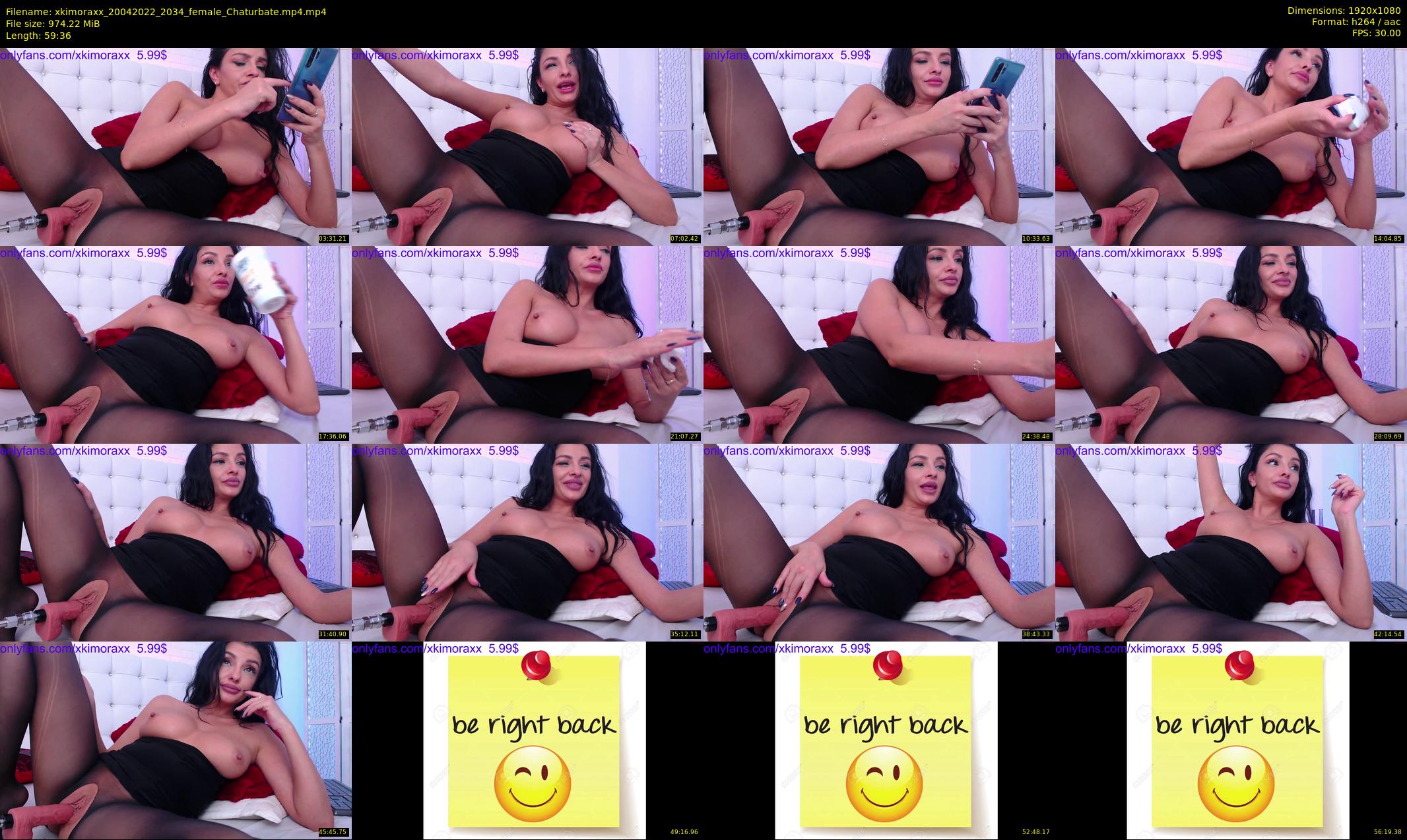 xkimoraxx — 60 minute Chaturbate female cam show recording, 1080p, Apr 20, 2022