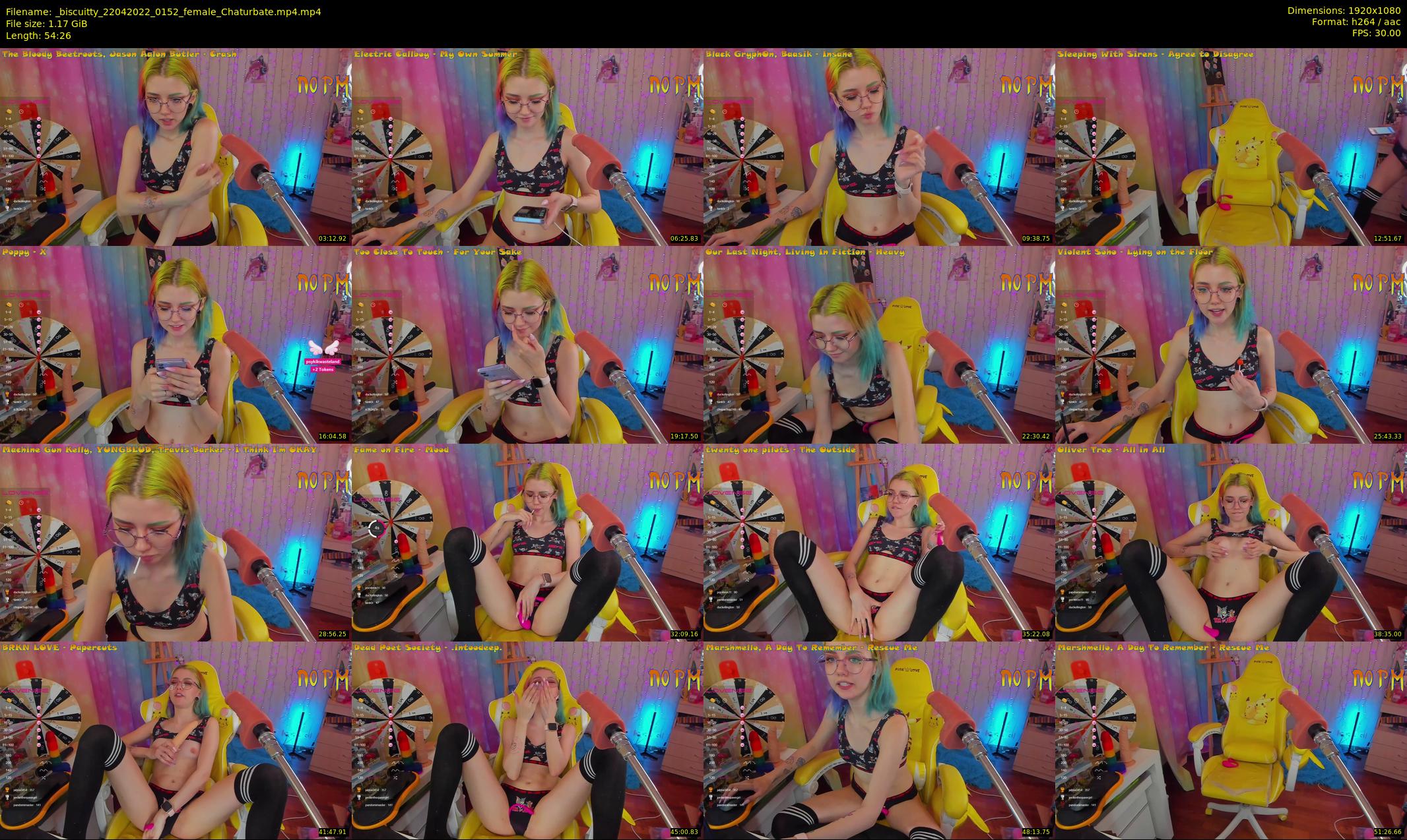 _biscuitty — 55 minute Chaturbate female cam show recording, 1080p, Apr 22, 2022
