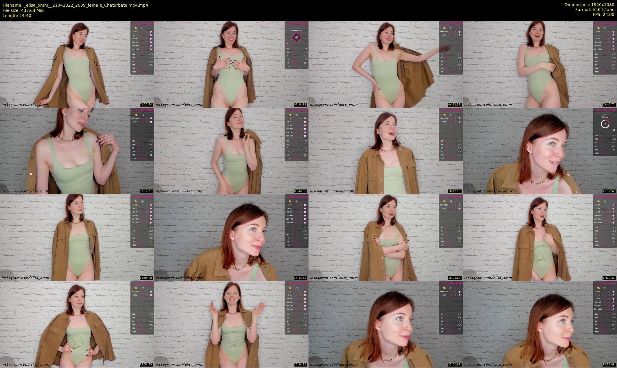 _elisa_omm_ — 25 minute Chaturbate female cam show recording, 1080p, Apr 21, 2022