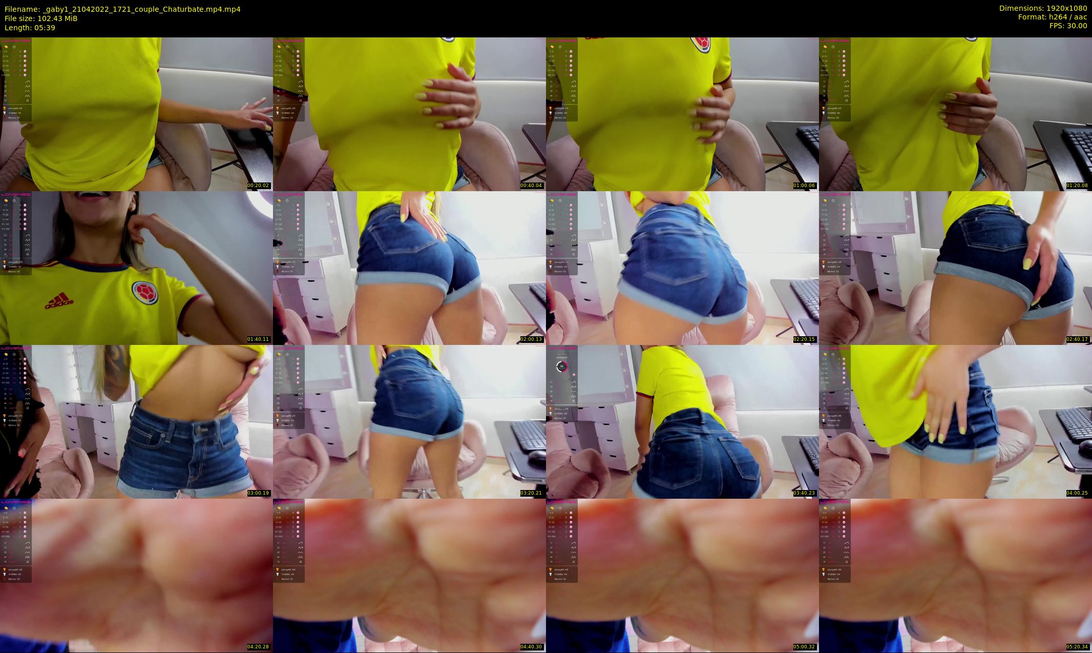 _gaby1 — 6 minute Chaturbate female cam show recording, 1080p, Apr 21, 2022
