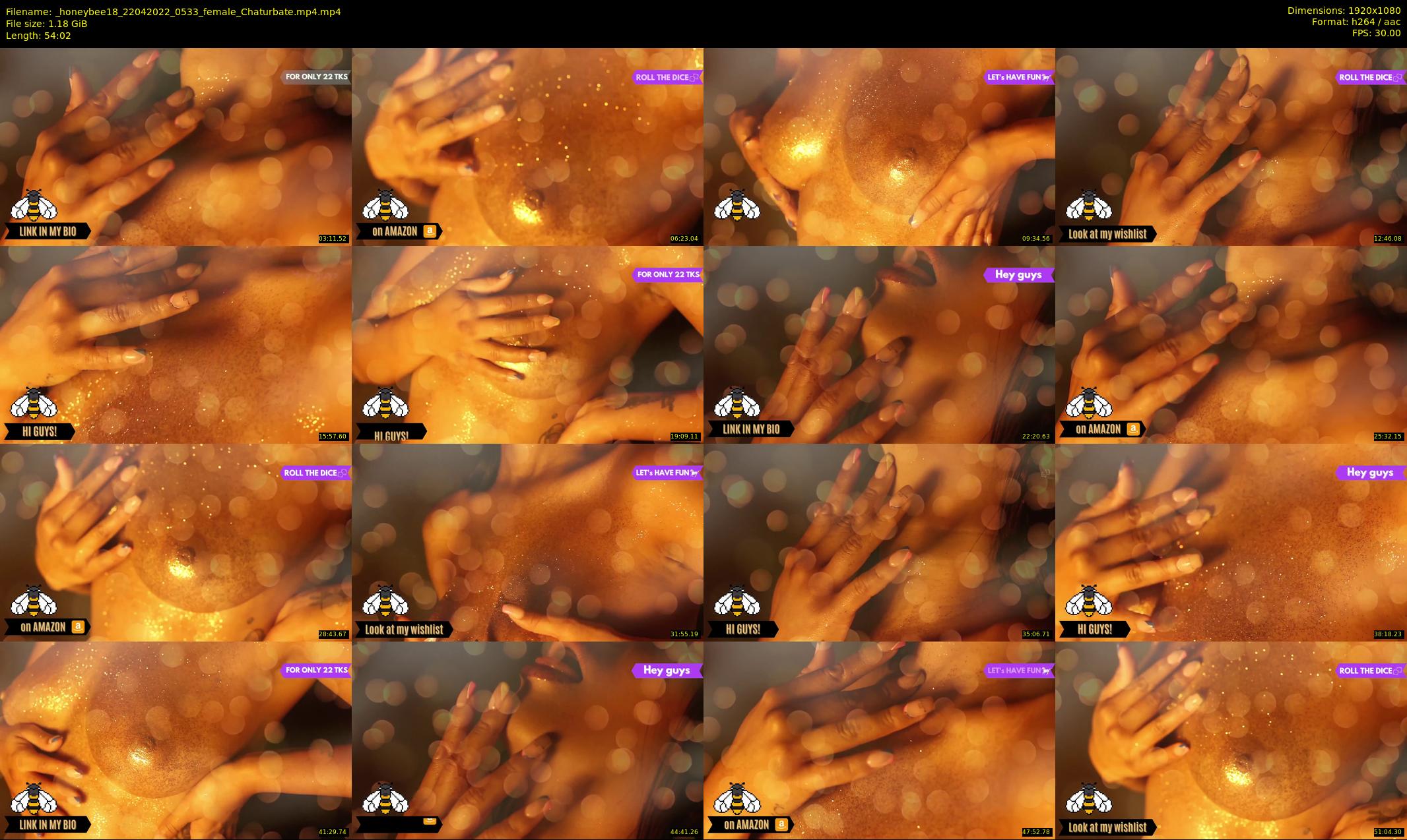 _honeybee18 — 55 minute Chaturbate female cam show recording, 1080p, Apr 22, 2022
