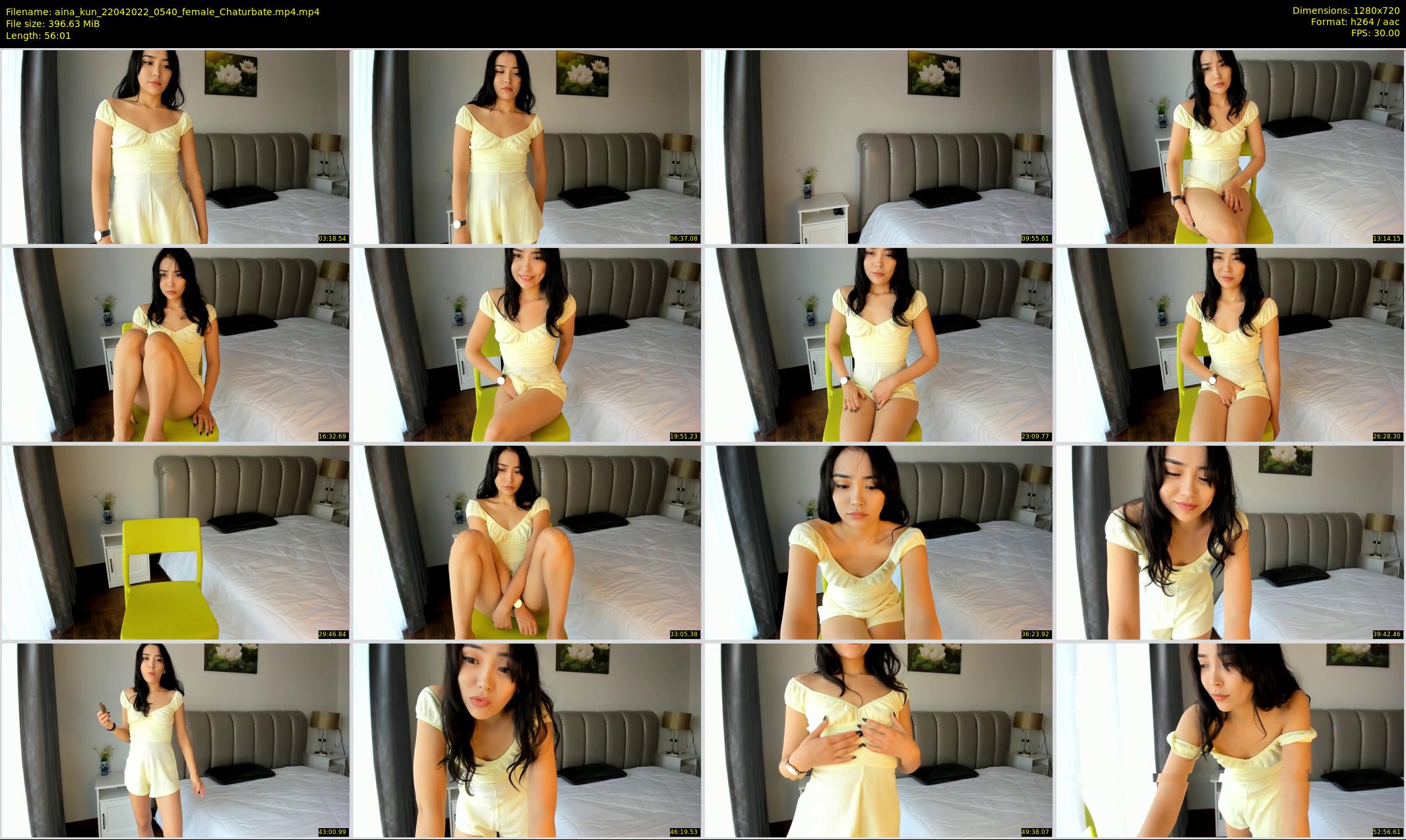 aina_kun — 57 minute Chaturbate female cam show recording, 720p, Apr 22, 2022