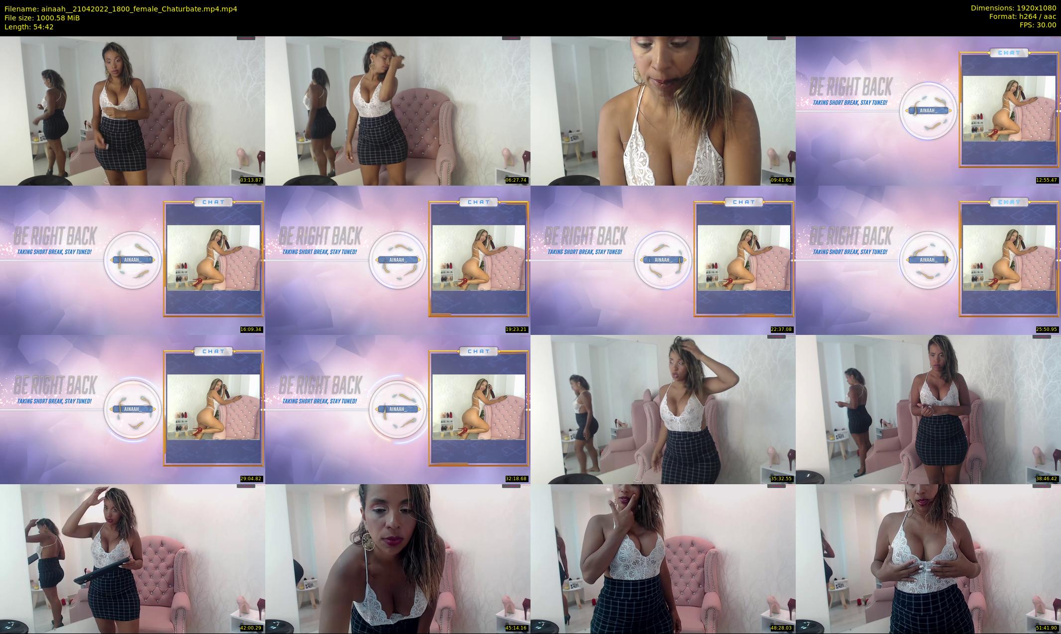ainaah_ — 55 minute Chaturbate female cam show recording, 1080p, Apr 21, 2022