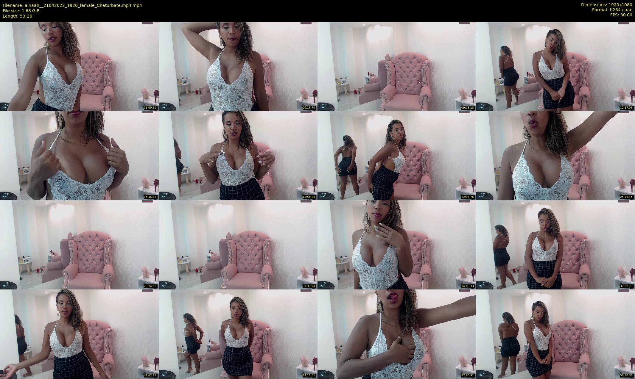 ainaah_ — 54 minute Chaturbate female cam show recording, 1080p, Apr 21, 2022
