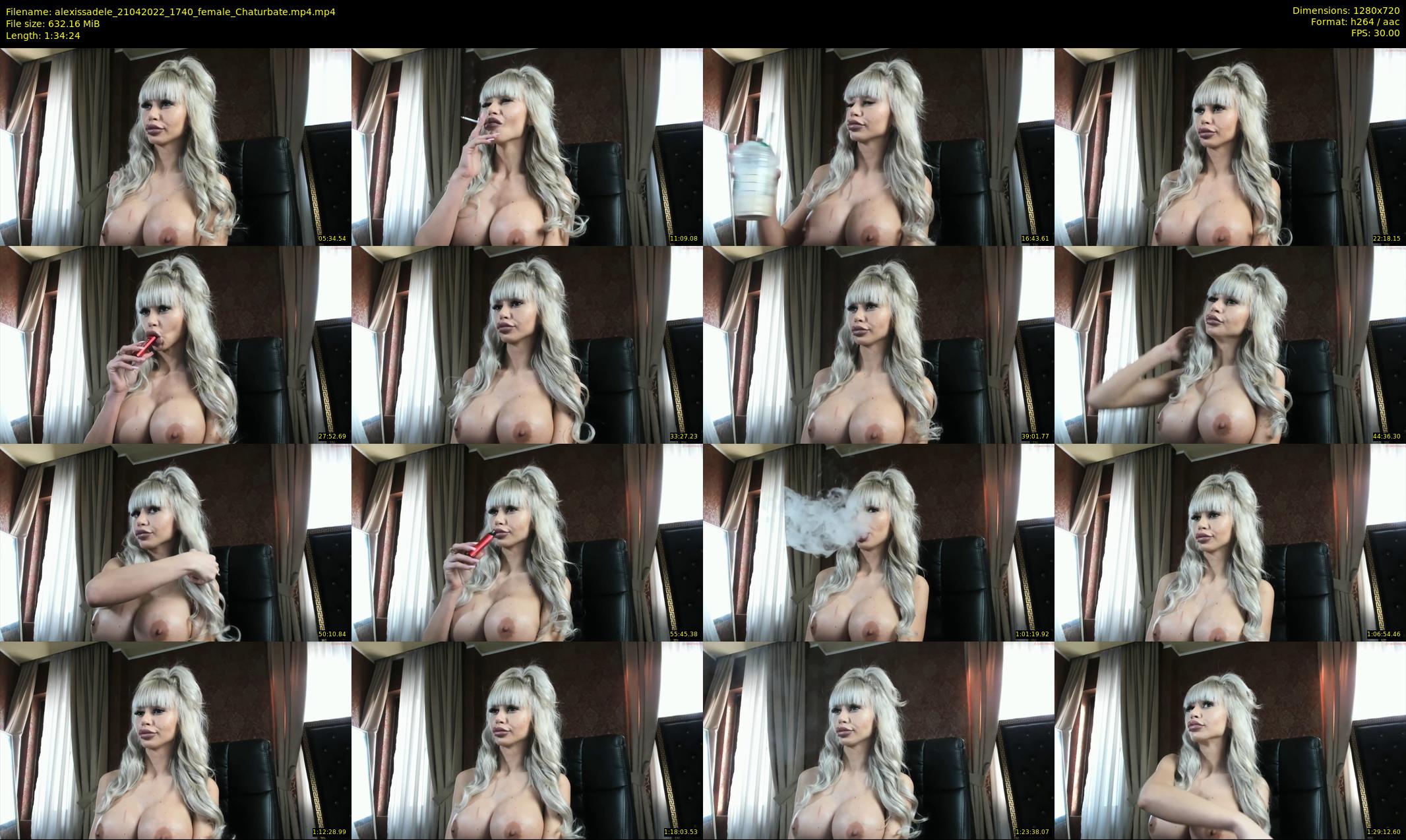 alexissadele — 95 minute Chaturbate female cam show recording, 720p, Apr 21, 2022
