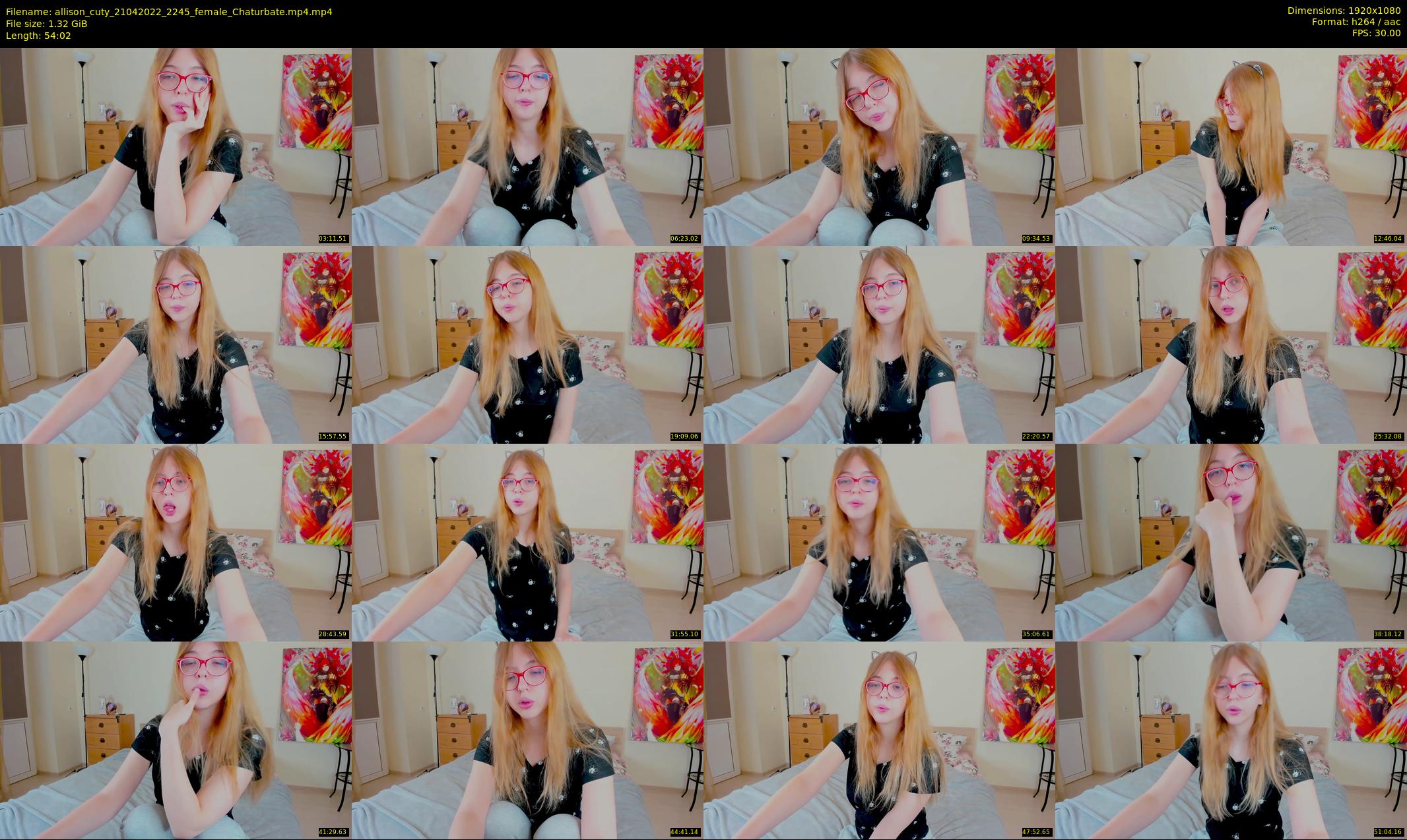 allison_cuty — 55 minute Chaturbate female cam show recording, 1080p, Apr 21, 2022