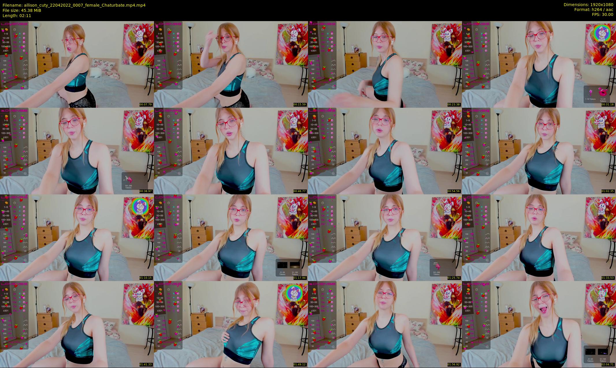 allison_cuty — 3 minute Chaturbate female cam show recording, 1080p, Apr 22, 2022