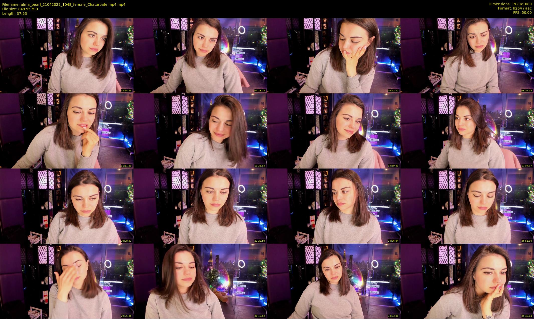 alma_pearl — 38 minute Chaturbate female cam show recording, 1080p, Apr 21, 2022
