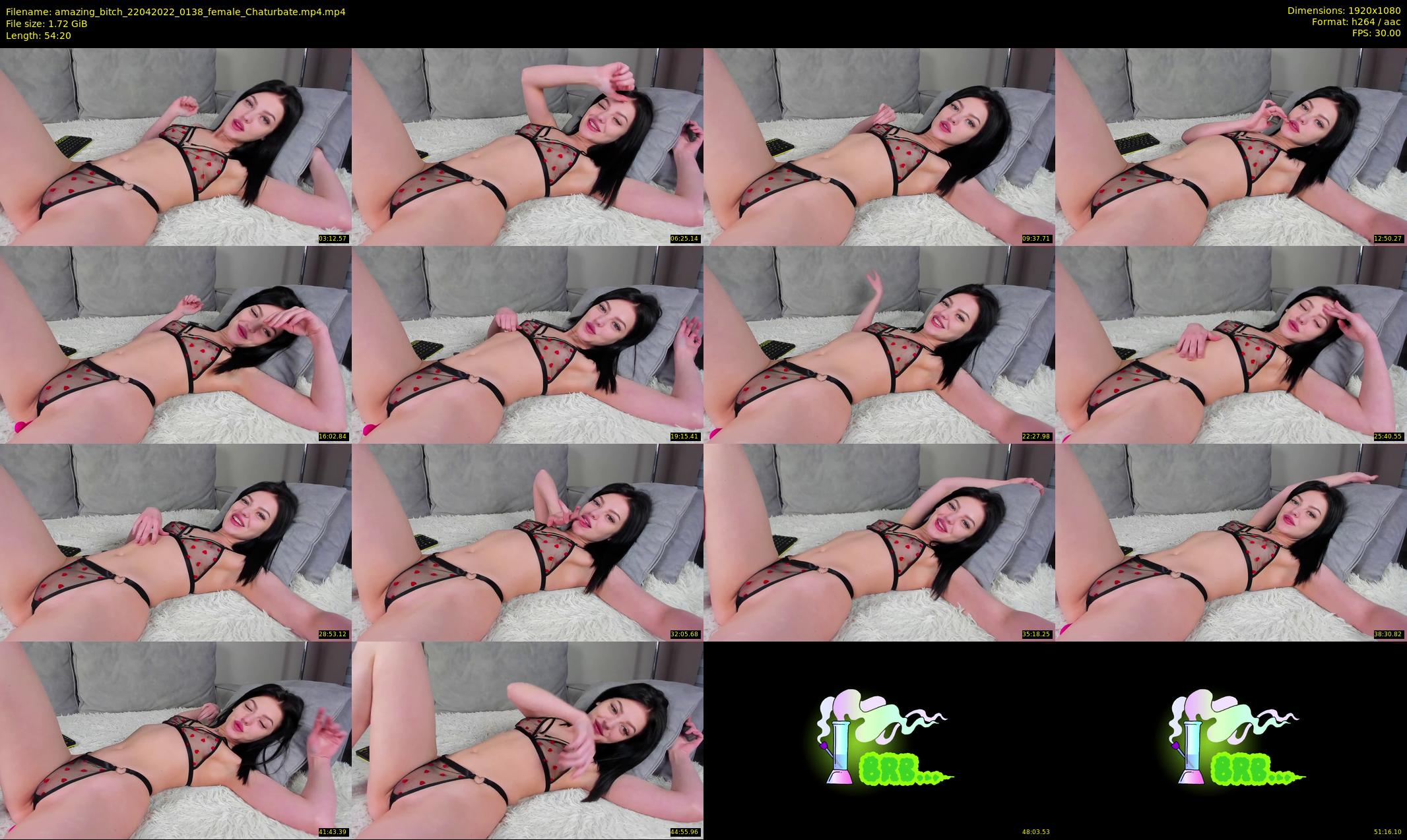 amazing_bitch — 55 minute Chaturbate female cam show recording, 1080p, Apr 22, 2022