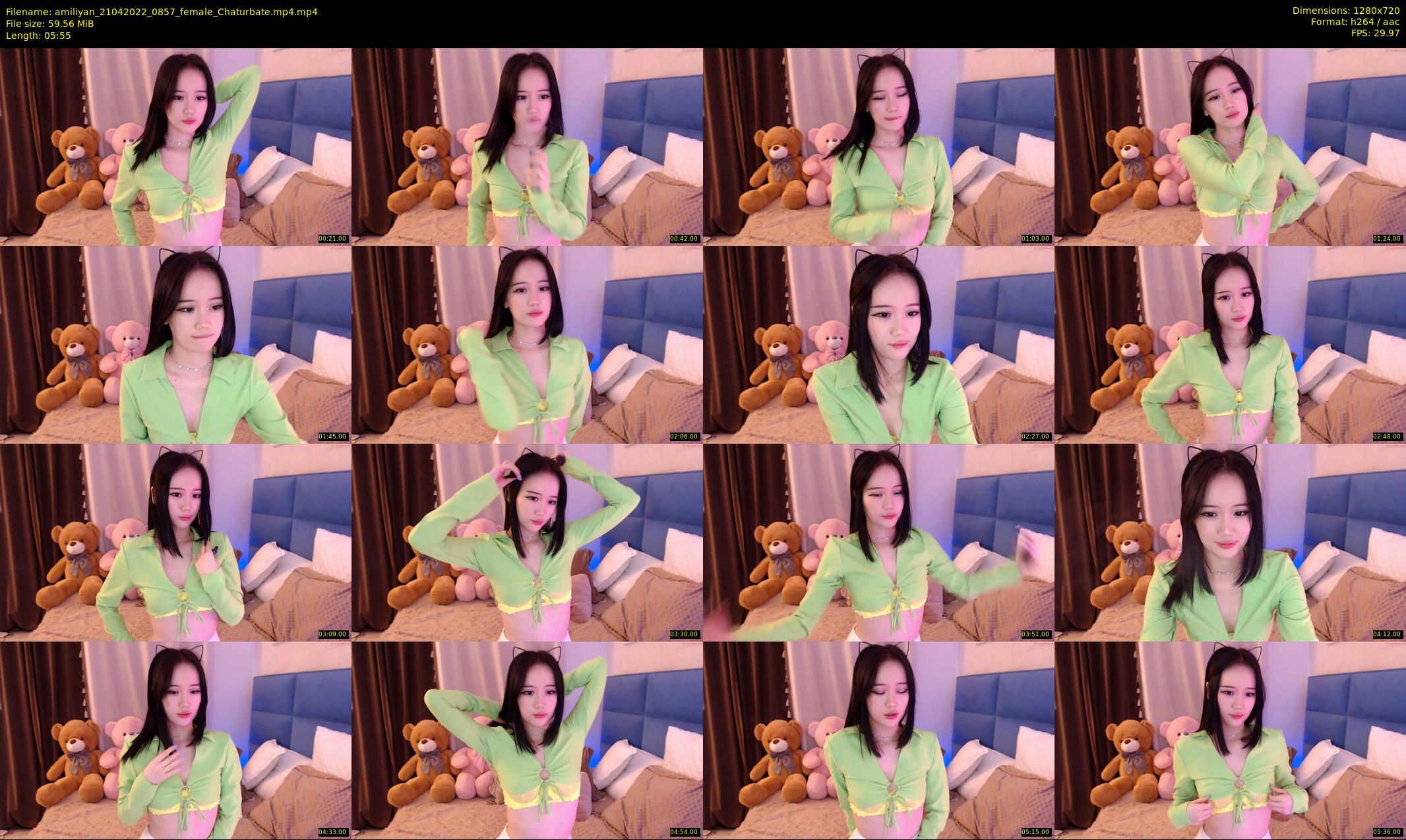 amiliyan — 6 minute Chaturbate female cam show recording, 720p, Apr 21, 2022