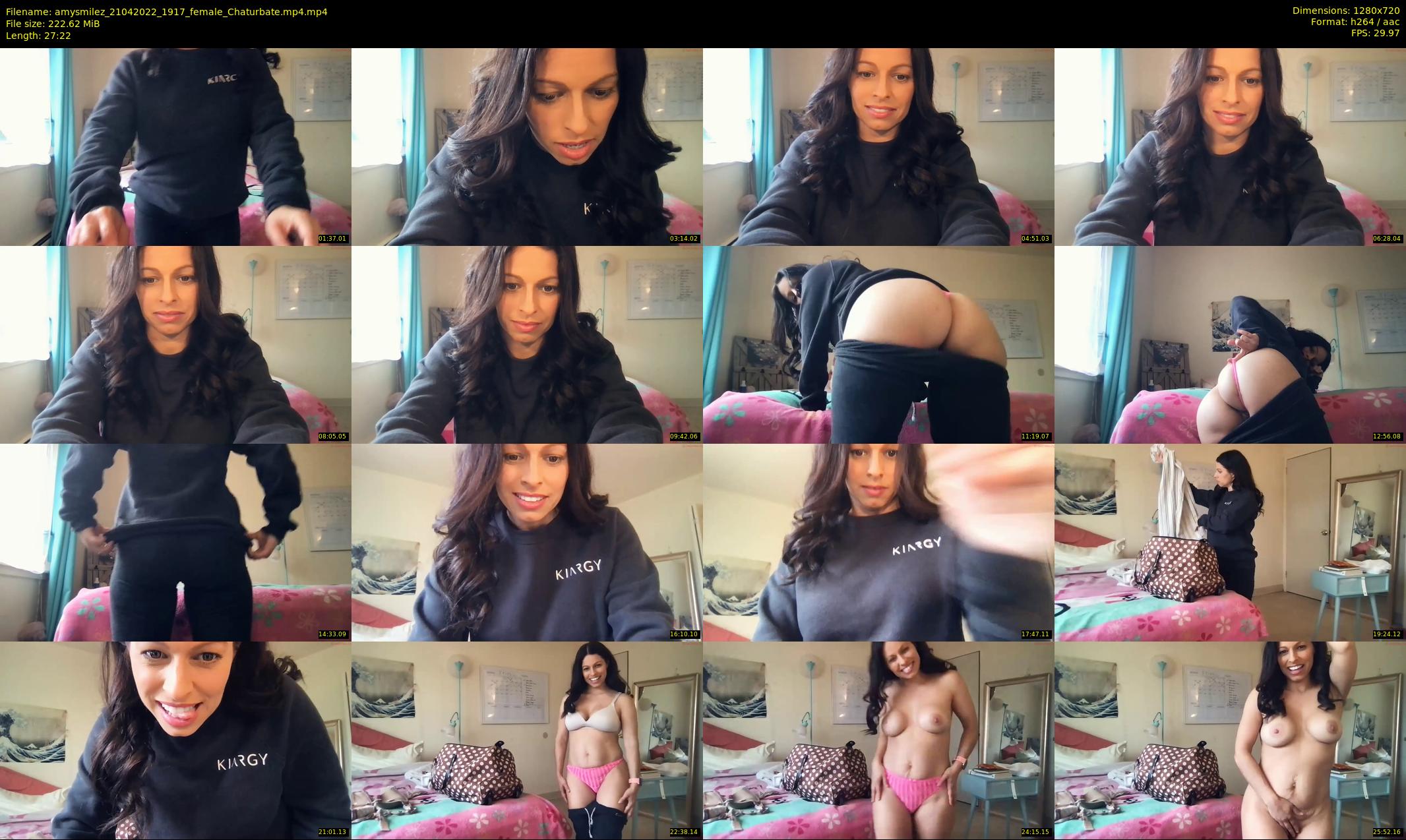 amysmilez — 28 minute Chaturbate female cam show recording, 720p, Apr 21, 2022